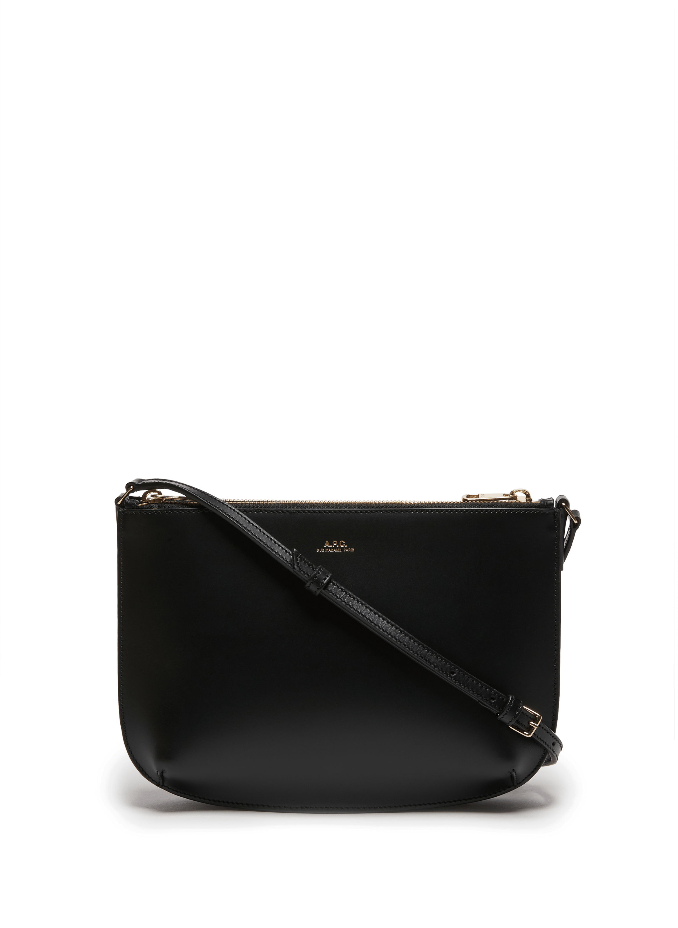 Sarah leather bag A.P.C. Black