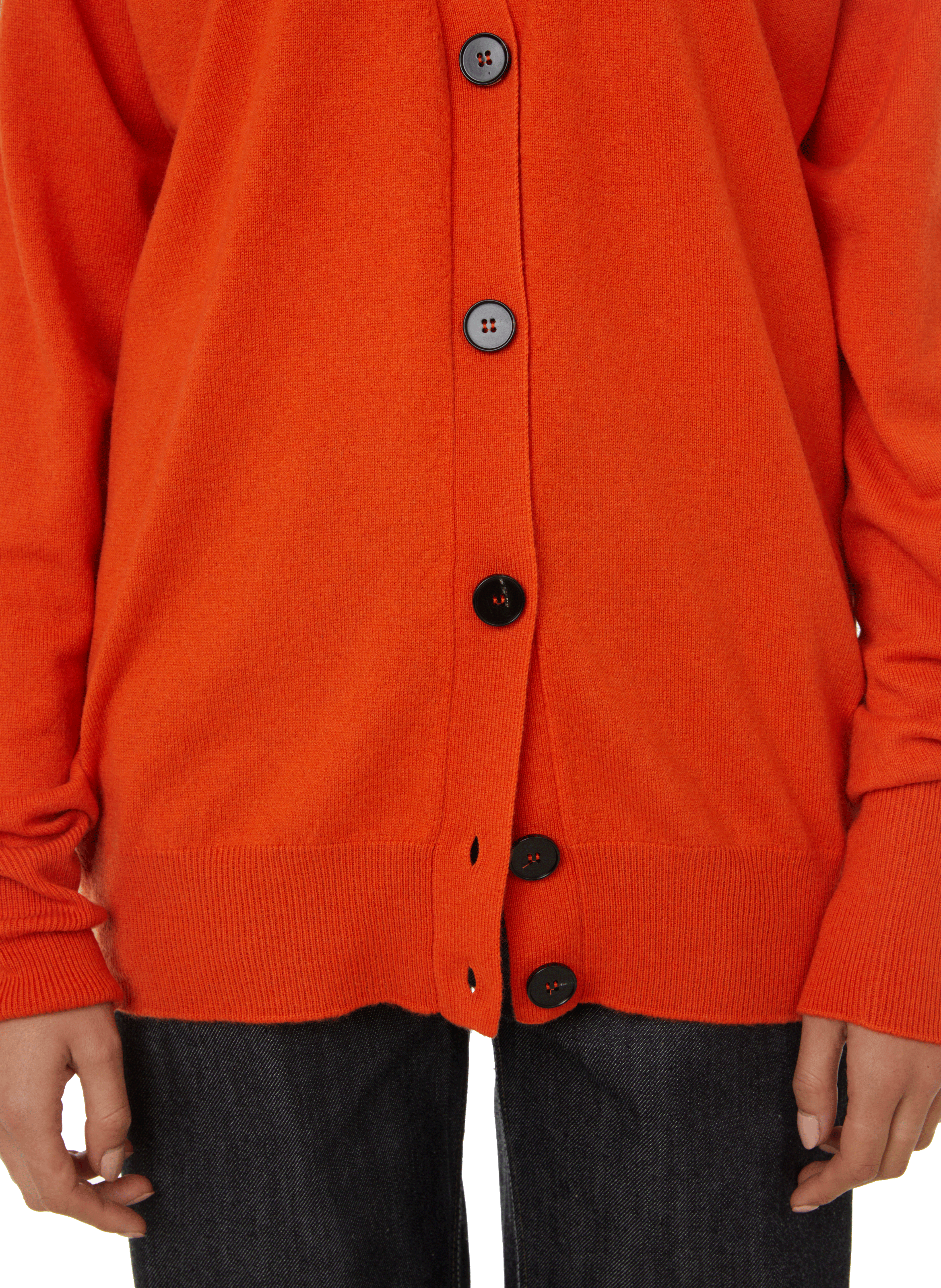 Cardigan en cachemire JIL SANDER Marron