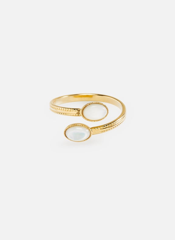 Adjustable ring Golden by AU PRINTEMPS PARIS AU PRINTEMPS PARIS Adjustable ring Golden