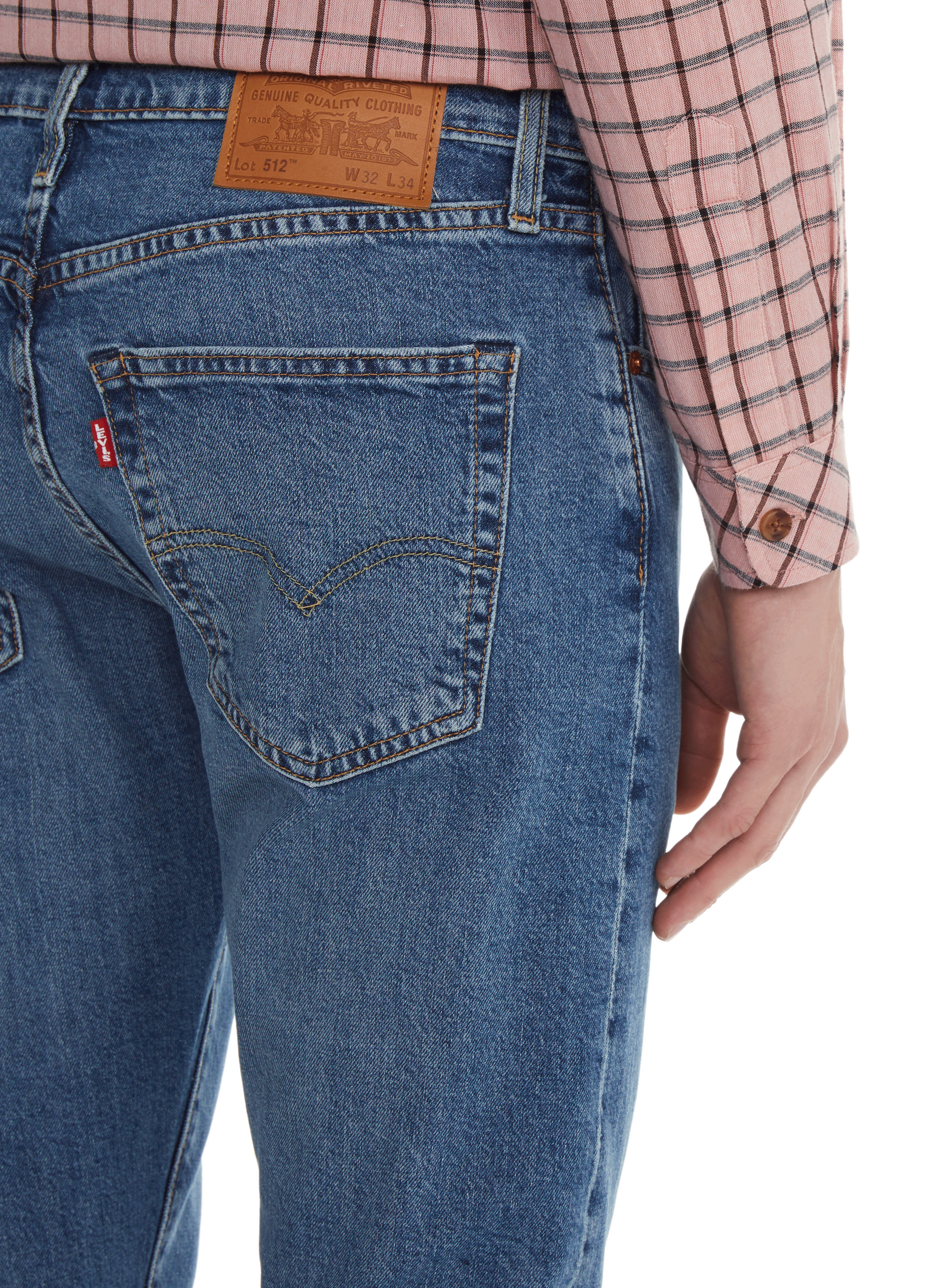 Slim Fit Jeans 512 LEVI'S Blau
