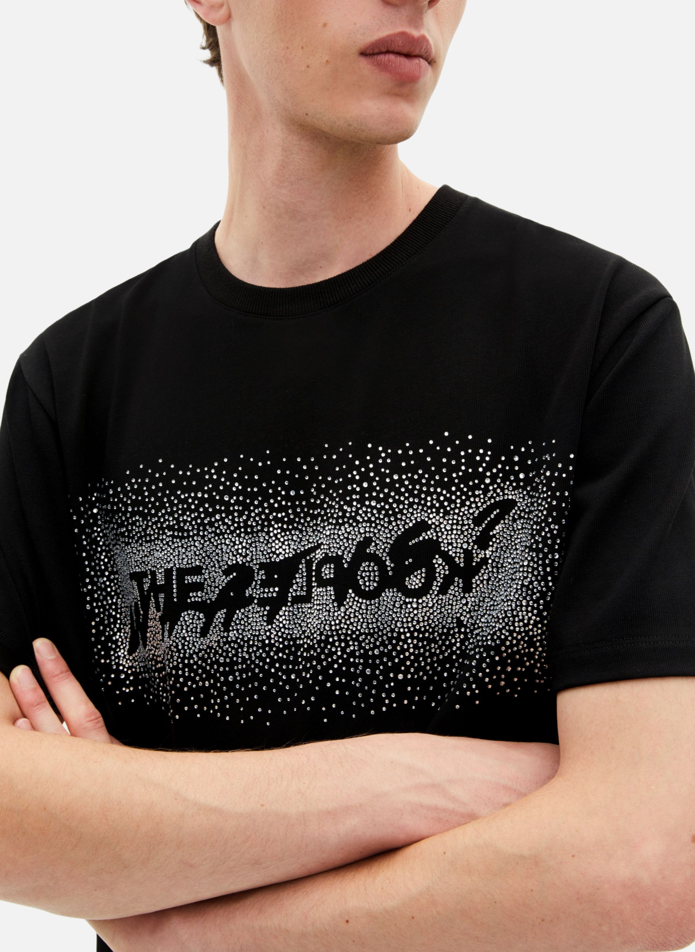 T-shirt what is à strass THE KOOPLES Noir