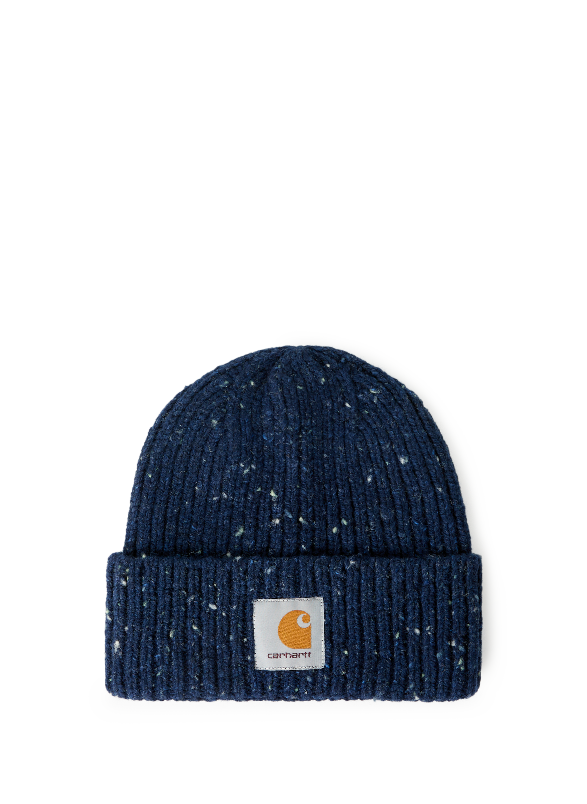 CARHARTT WIP Wool and cotton beanie Blue