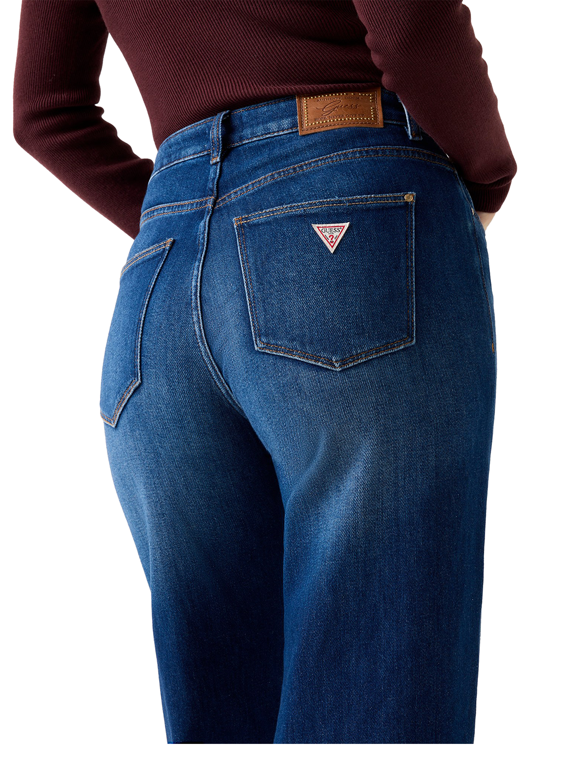 Jean relaxed jambe large GUESS Bleu