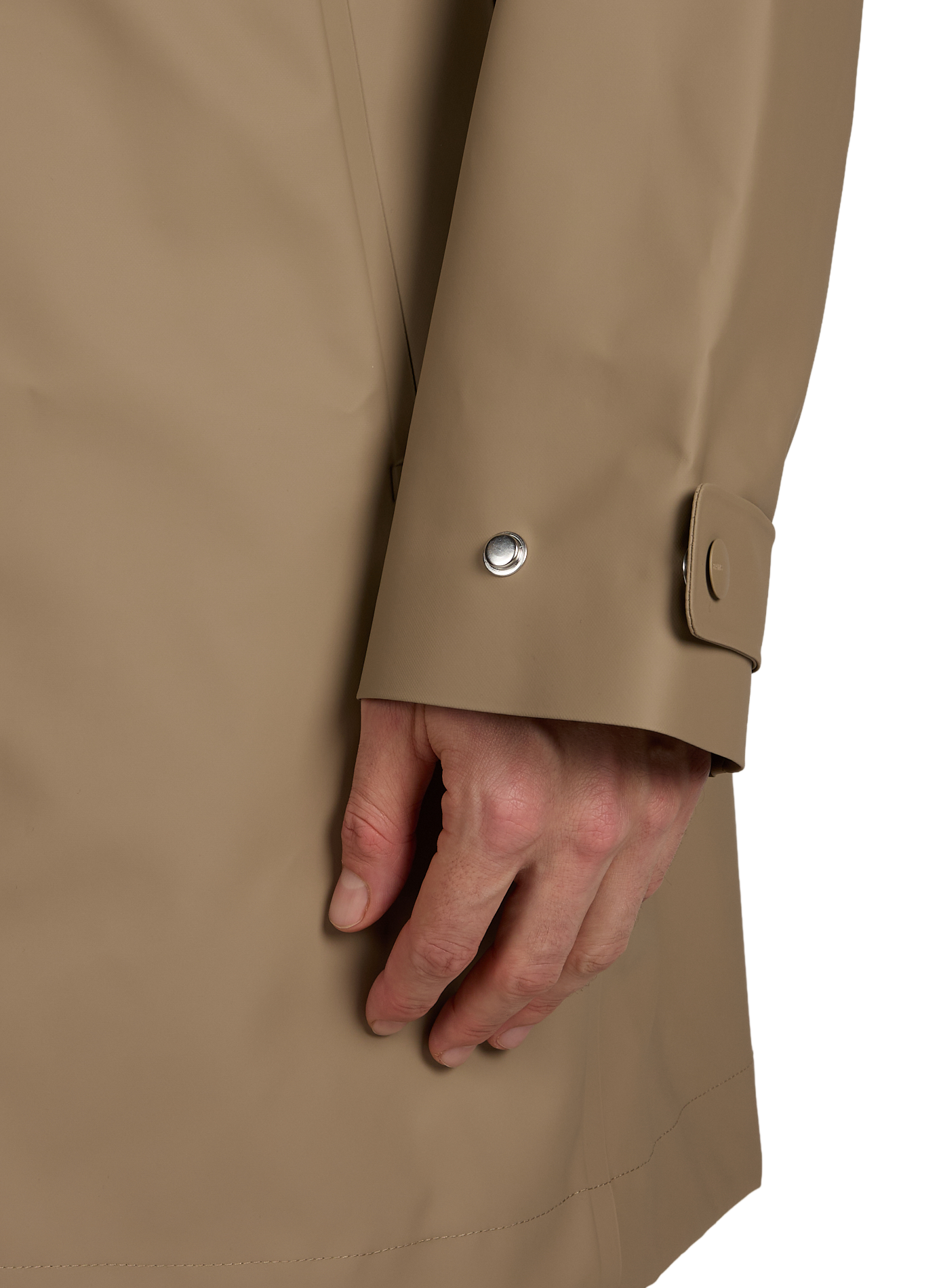 Veste longue Nara imperméable RAINS Beige