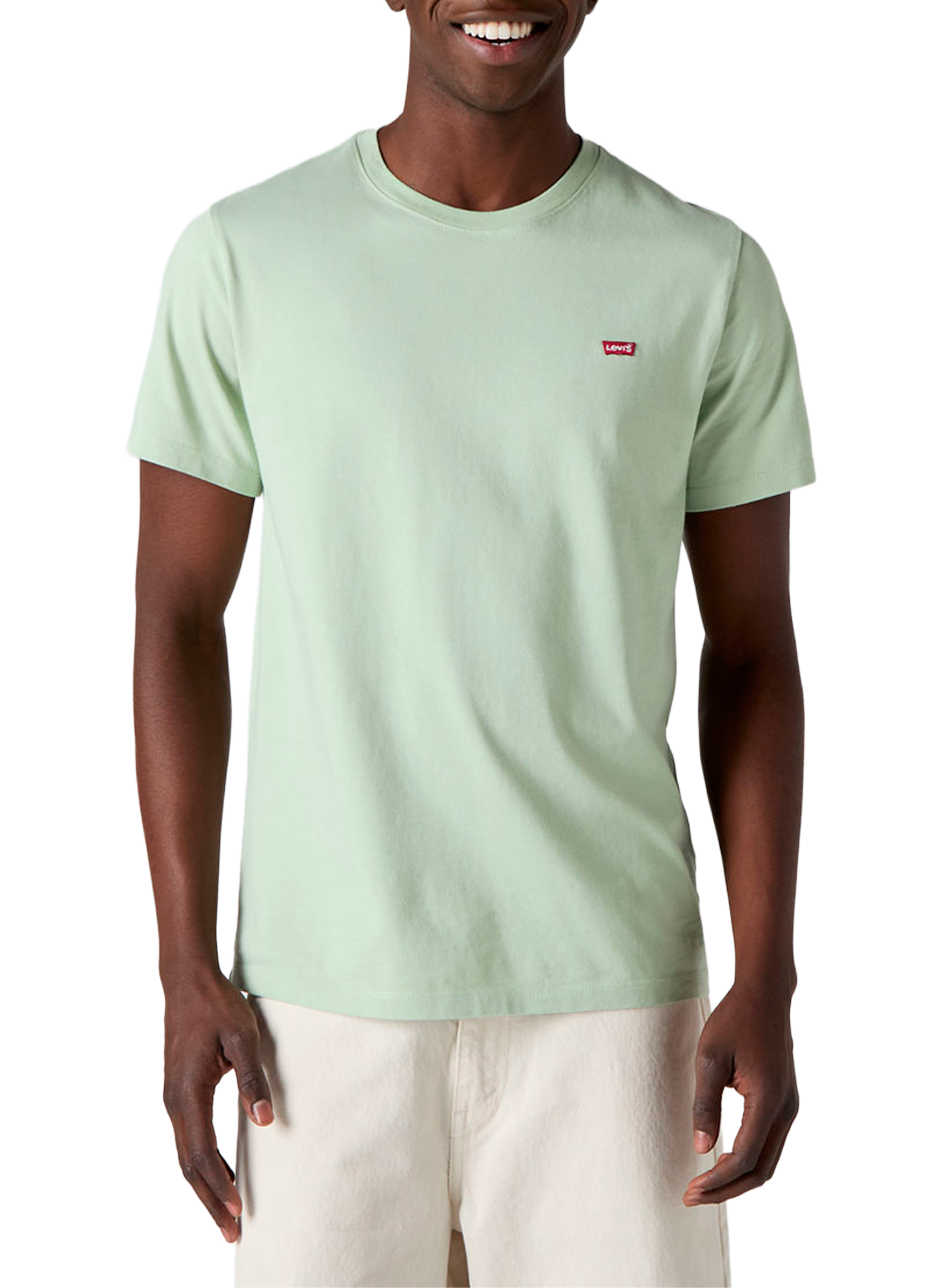 T-shirt à logo en coton LEVI'S Vert