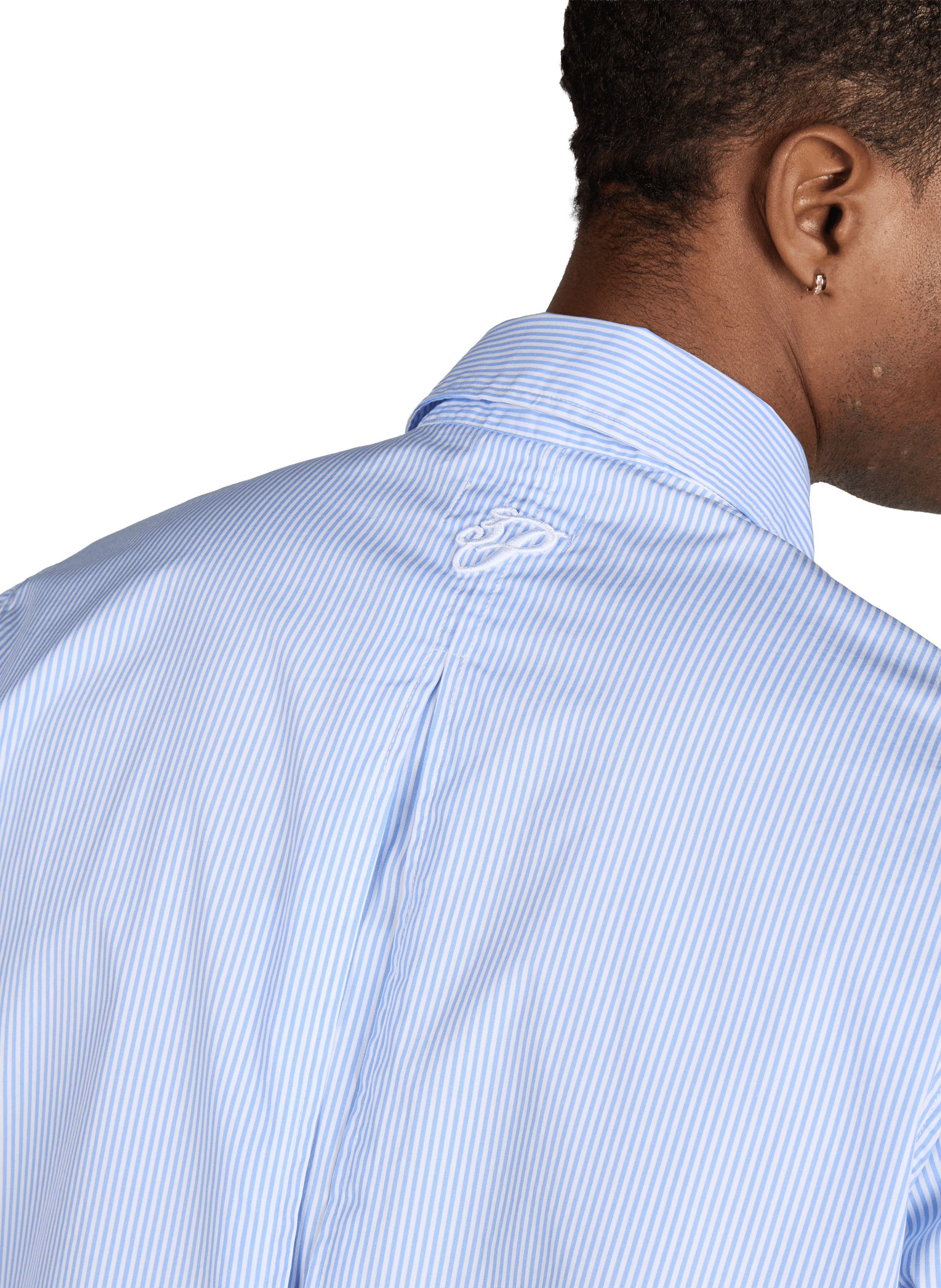 Chemise asymétrique en coton 3 PARADIS Bleu