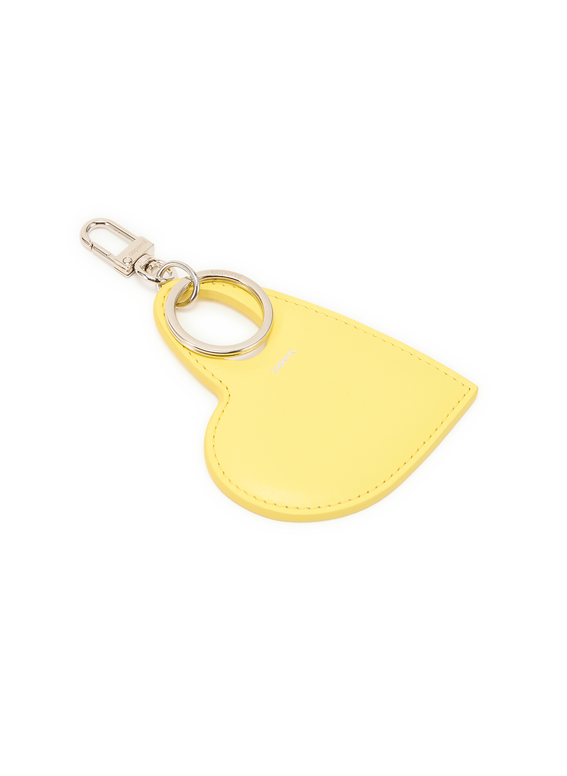 Calf leather heart keychain COPERNI Yellow
