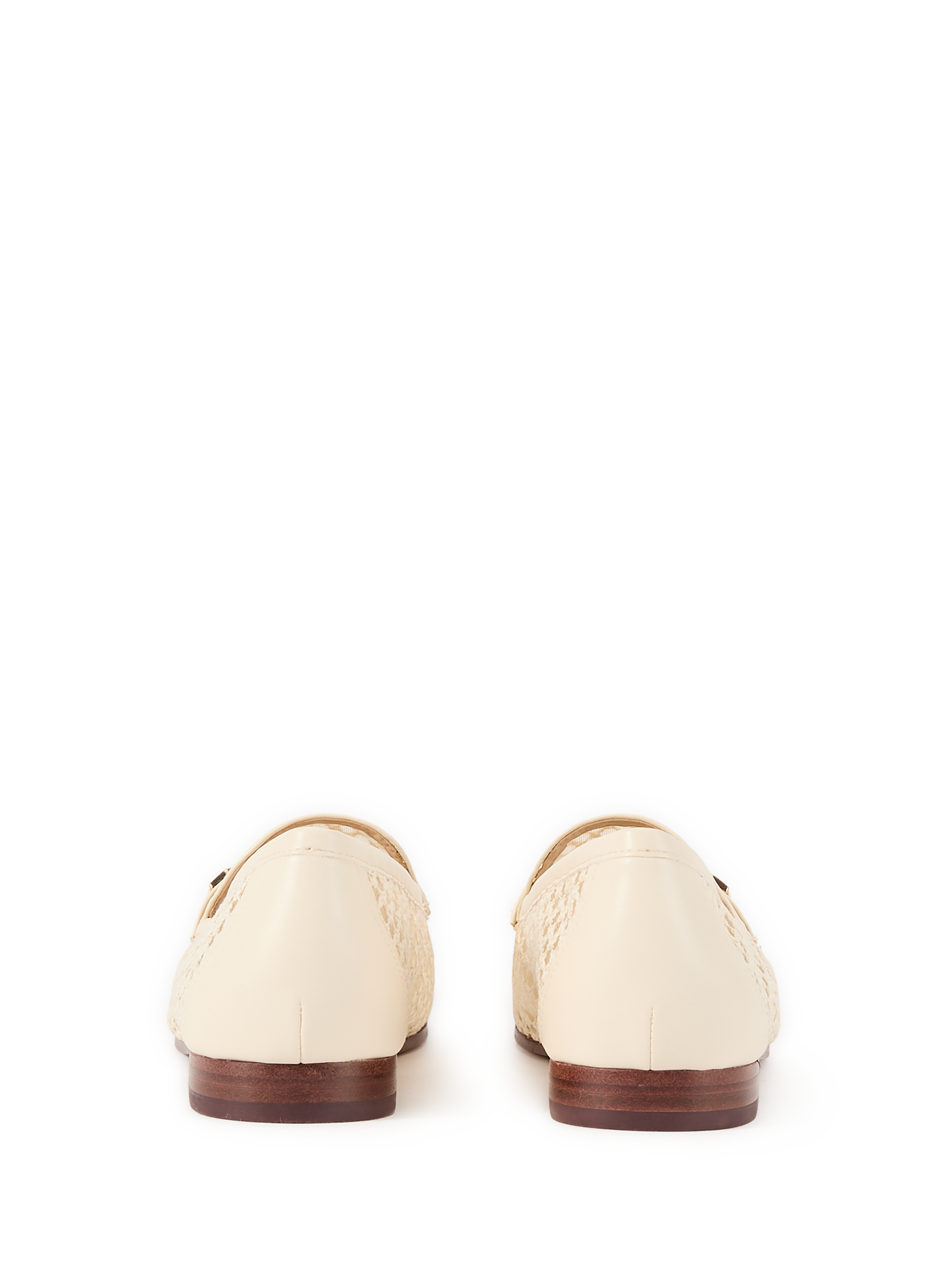 Mocassins Loraine ajourés SAM EDELMAN Blanc