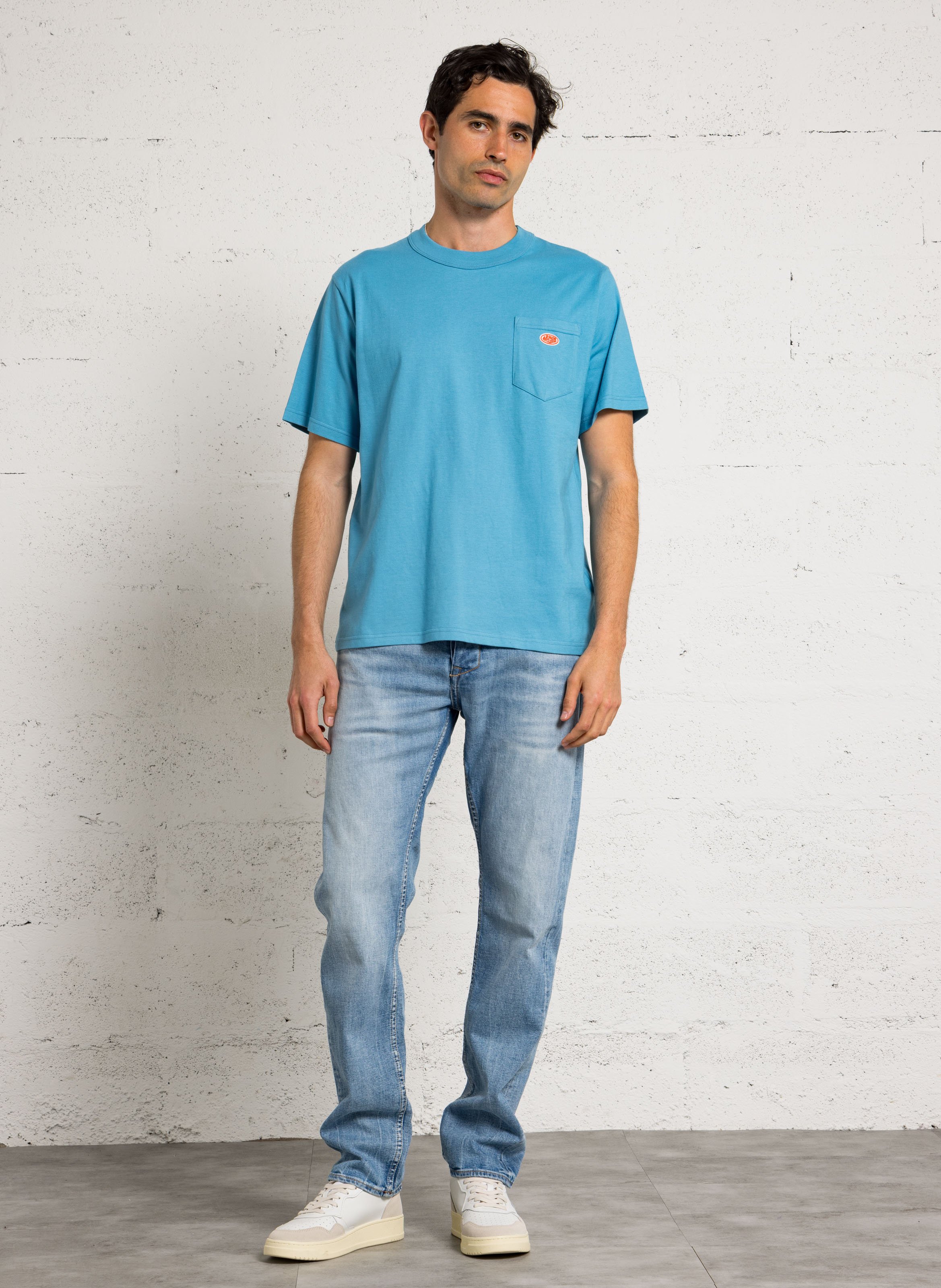 Tee-shirt droit en coton bio heritage ARMOR-LUX Beige