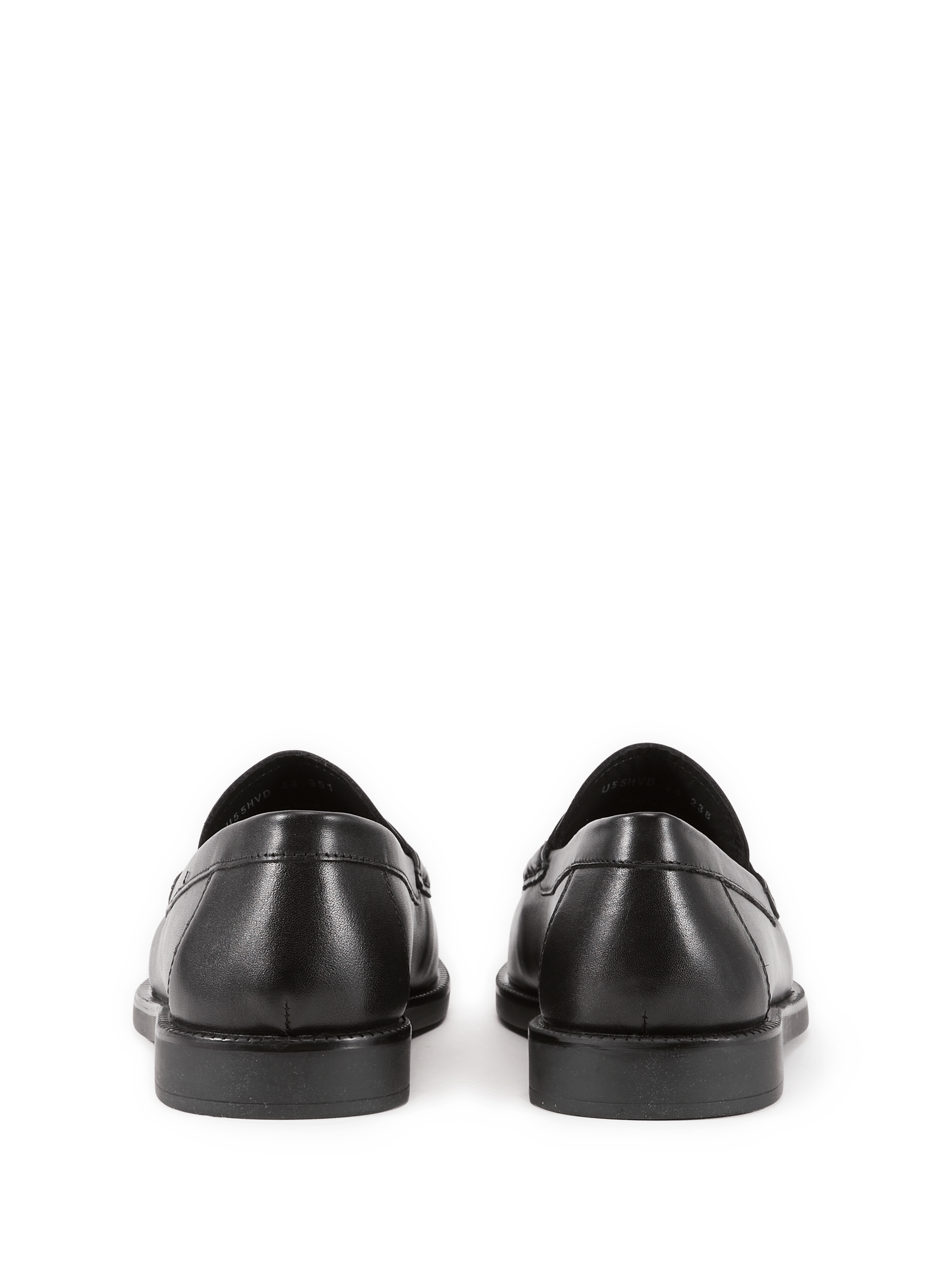 Recanati leather moccasins GEOX Black