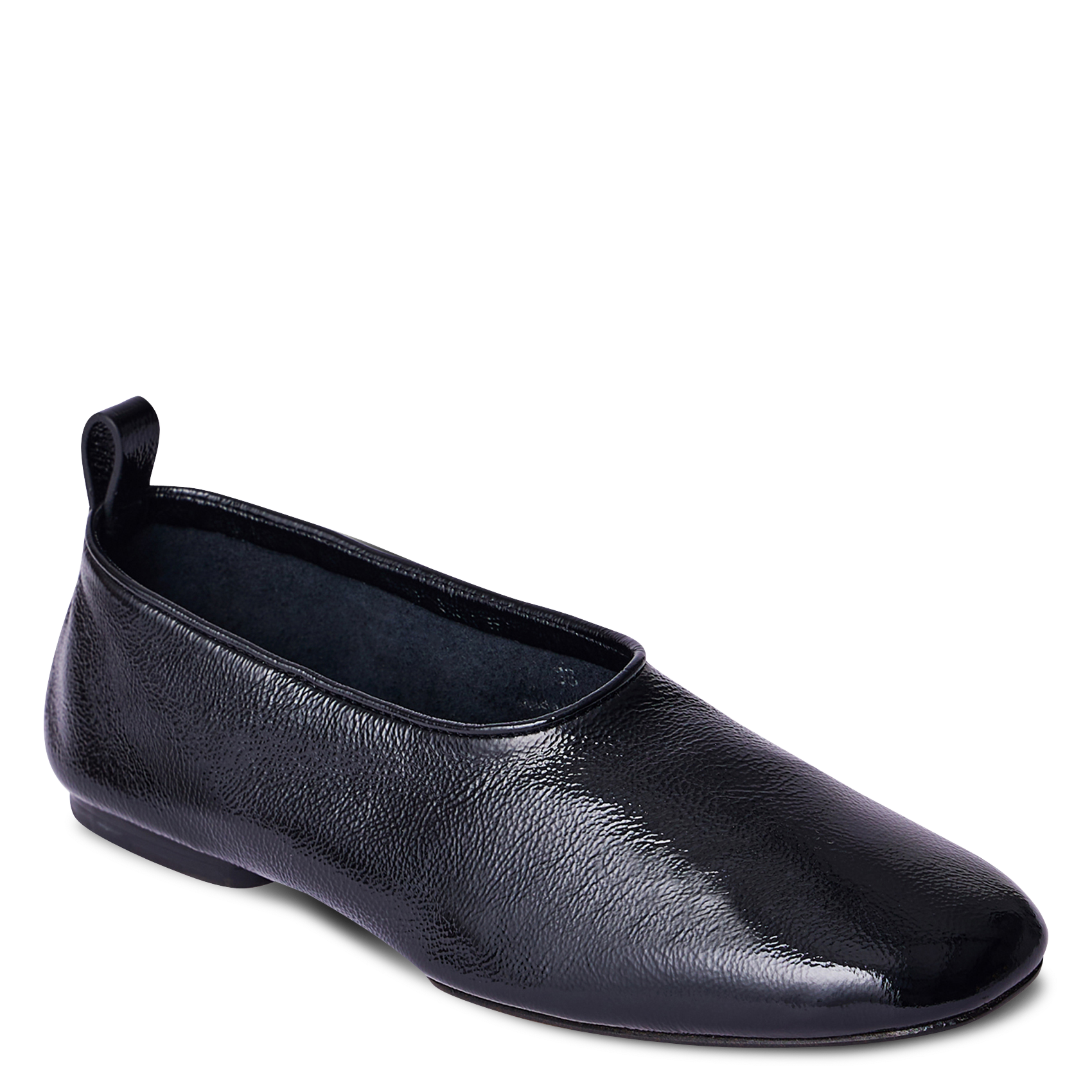 Ballerines en cuir brillant bala SOEUR Noir