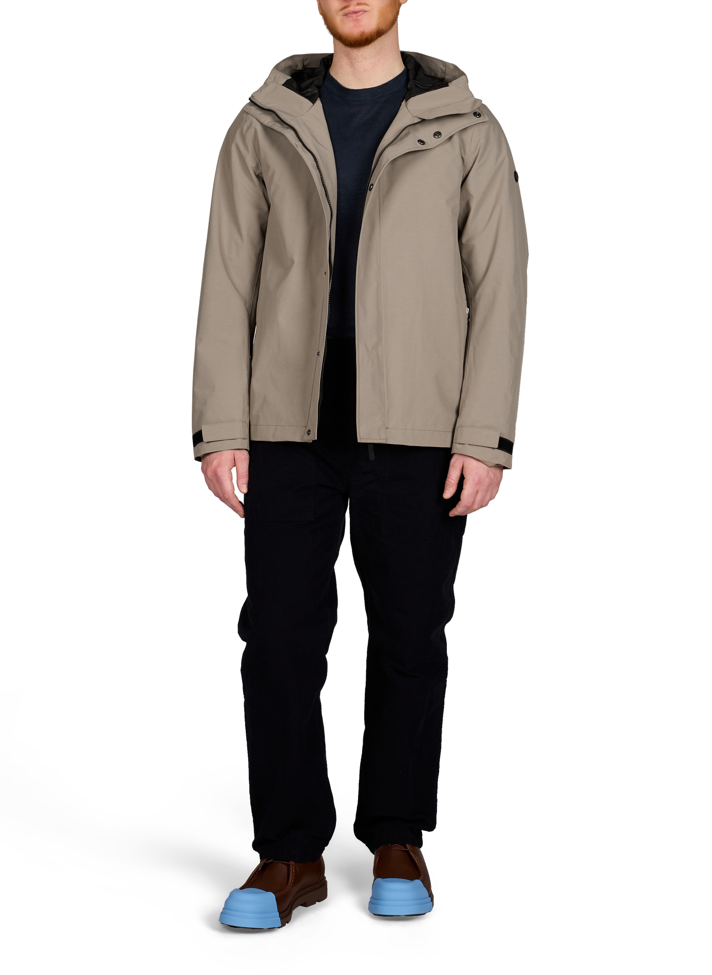 Hooded jacket DIDRIKSONS Brown