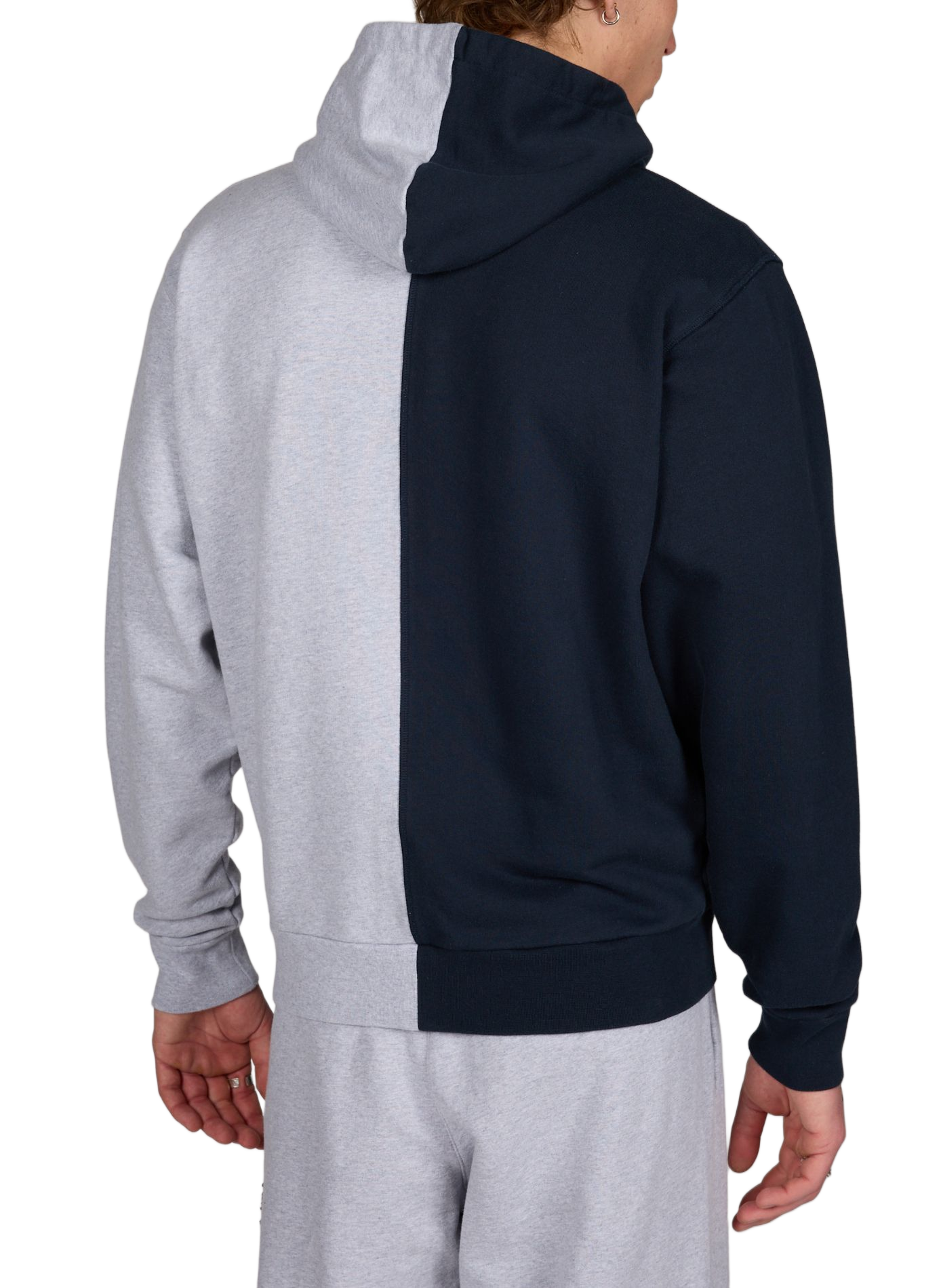 Zip-up hooded cotton sweatshirt ARTE ANTWERP Blue