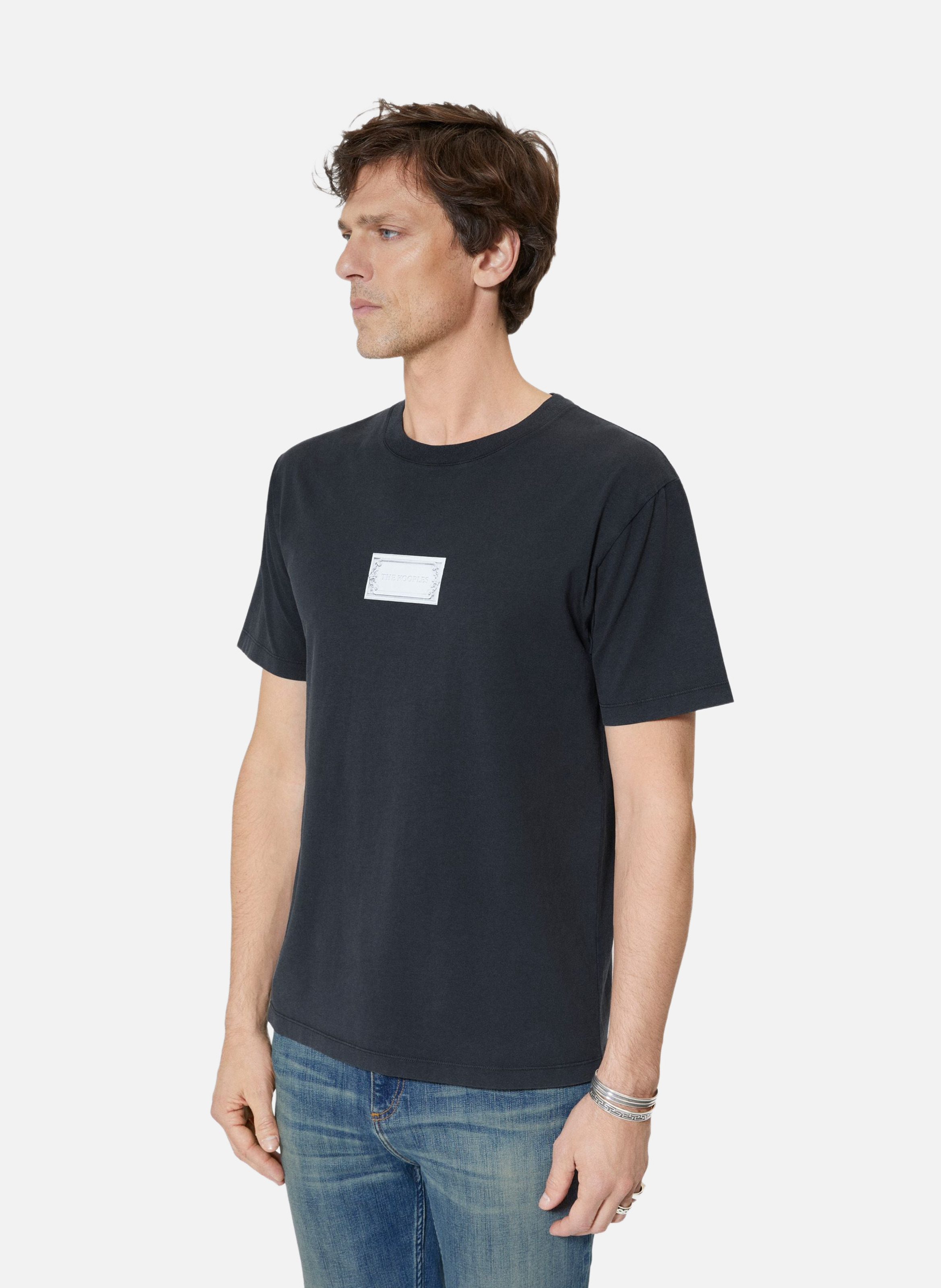 T-shirt avec sérigraphie THE KOOPLES Bleu