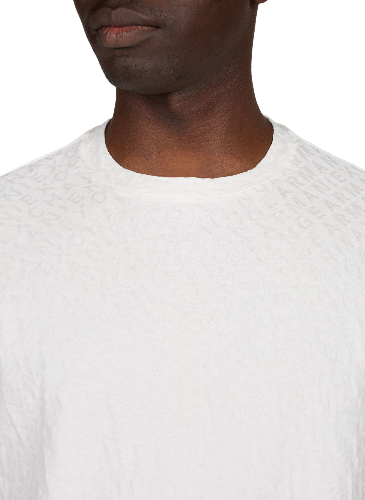 Round-neck cotton logo T-shirt ARMANI EXCHANGE White