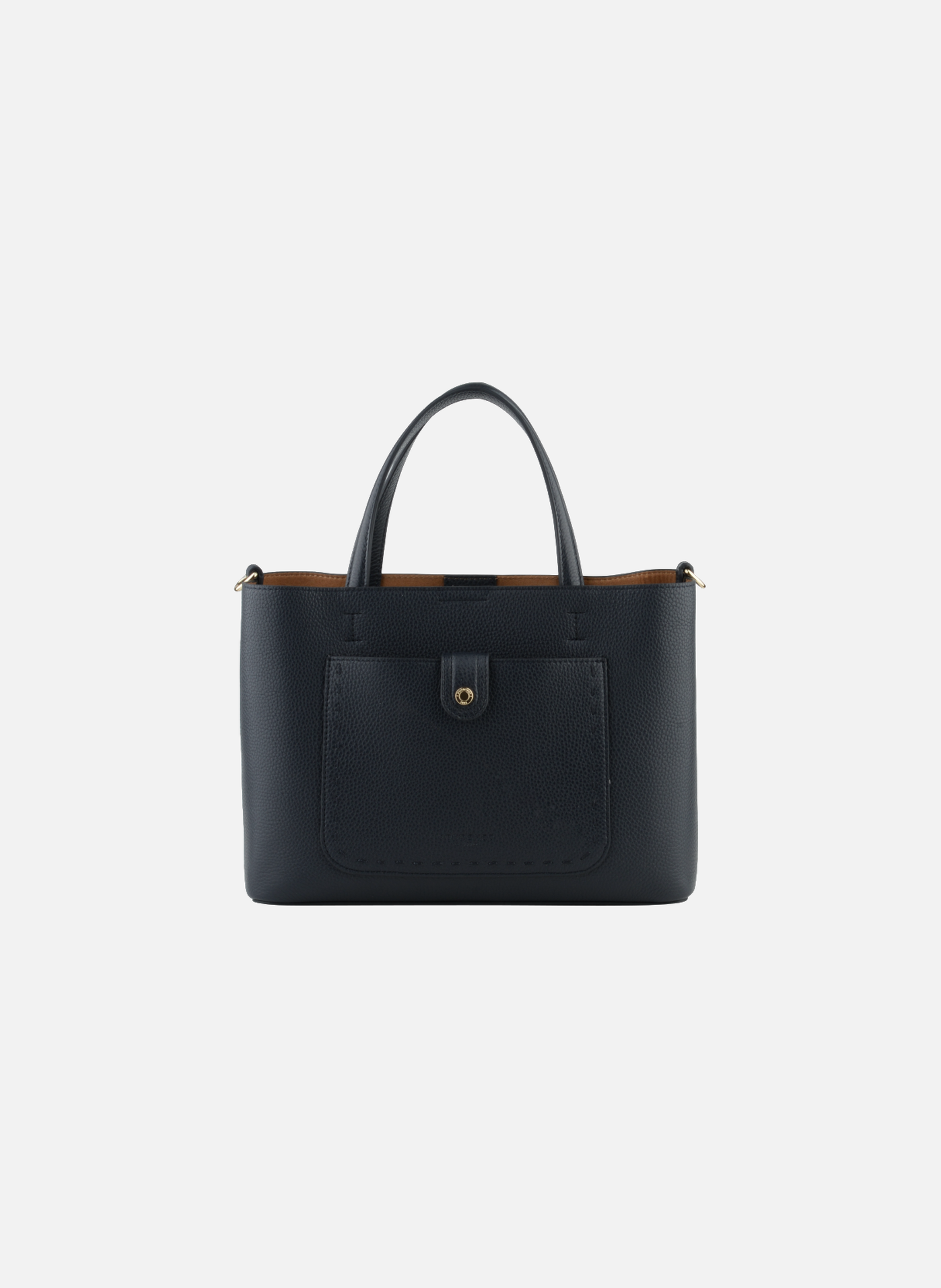 Bride soft | sac à main en cuir de vachette POURCHET Bleu