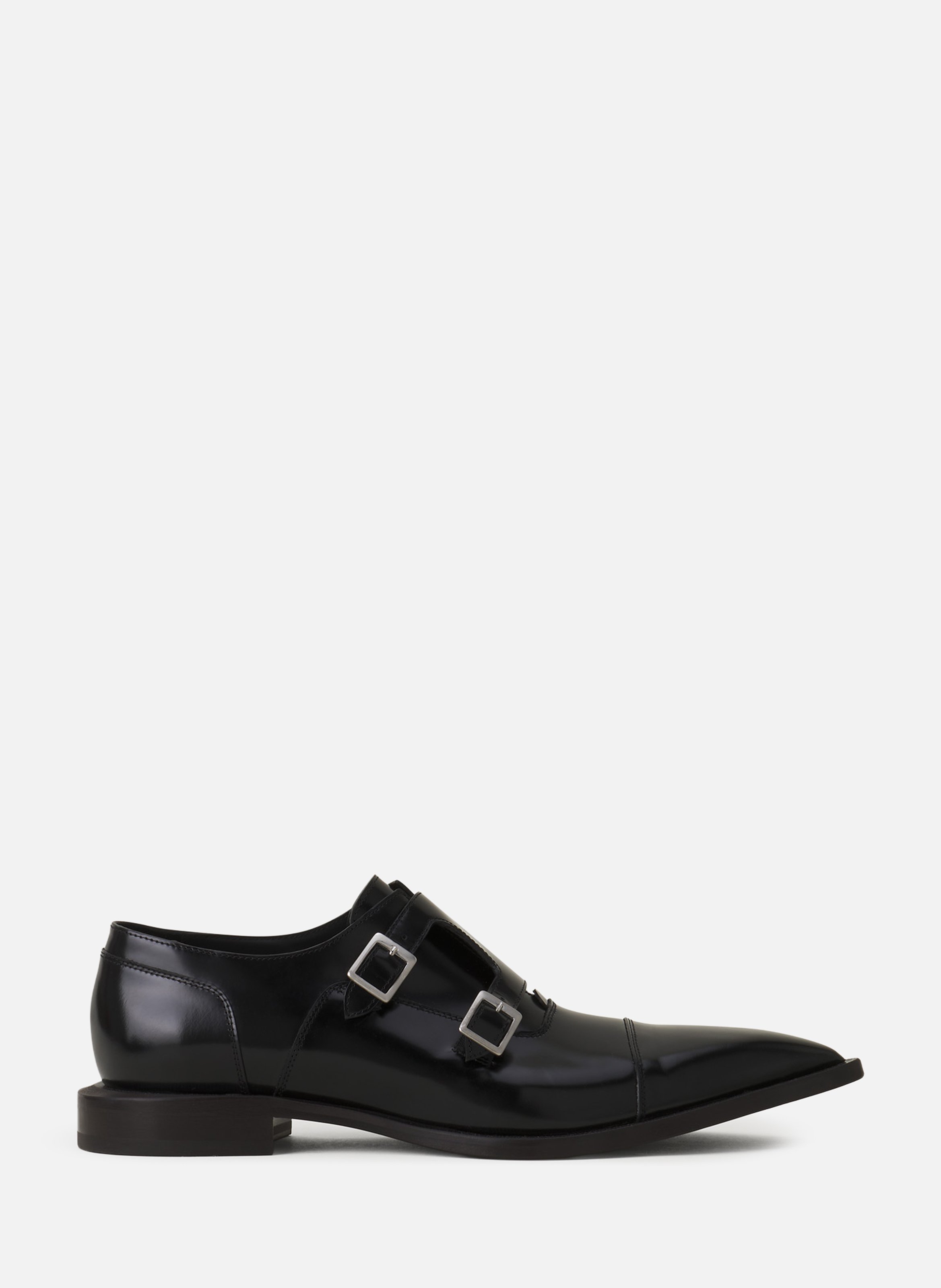 Monk en cuir brillant LANVIN Noir