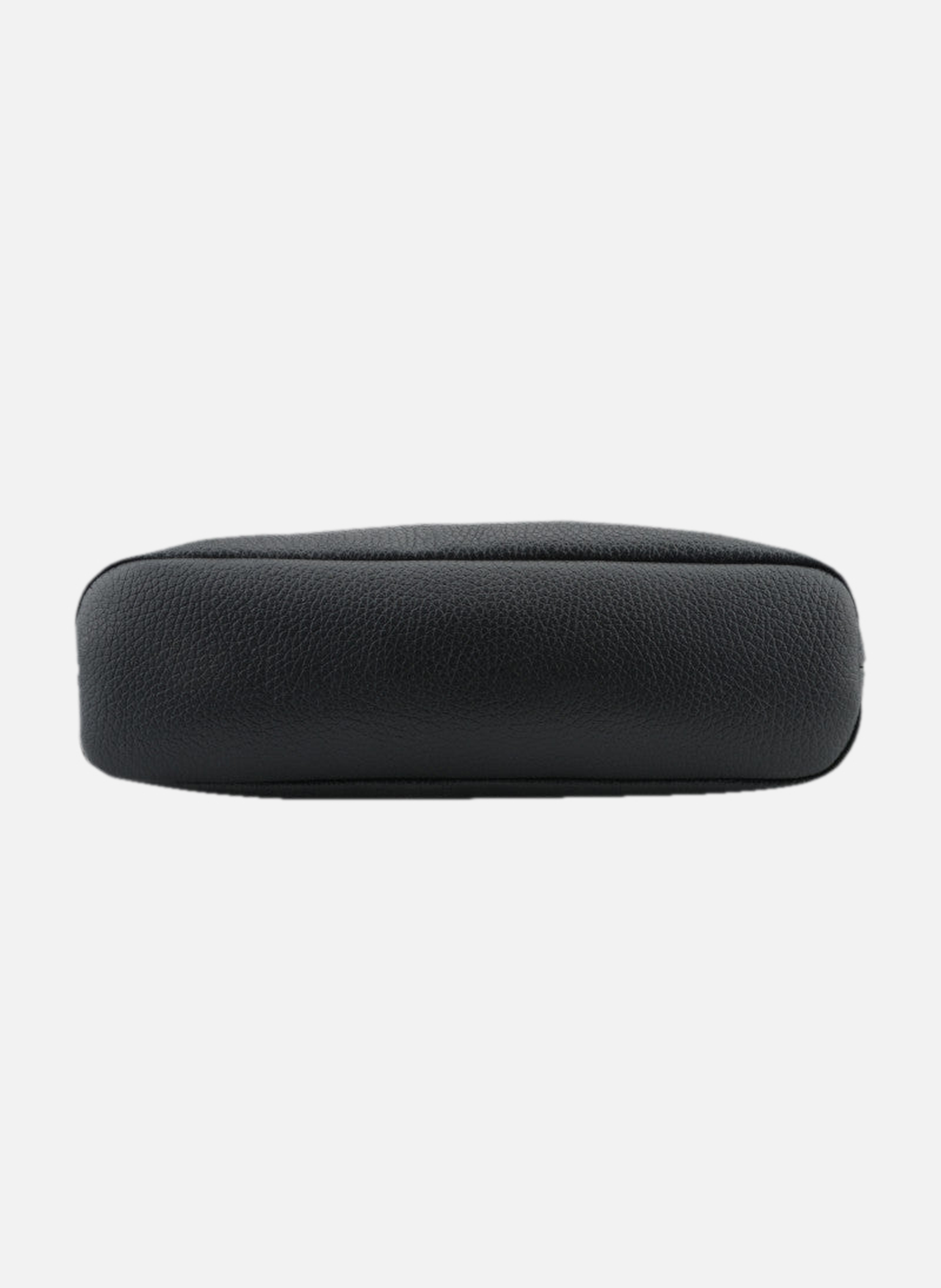 110 magnet | sac porté croisé en cuir de veau grainé POURCHET Noir