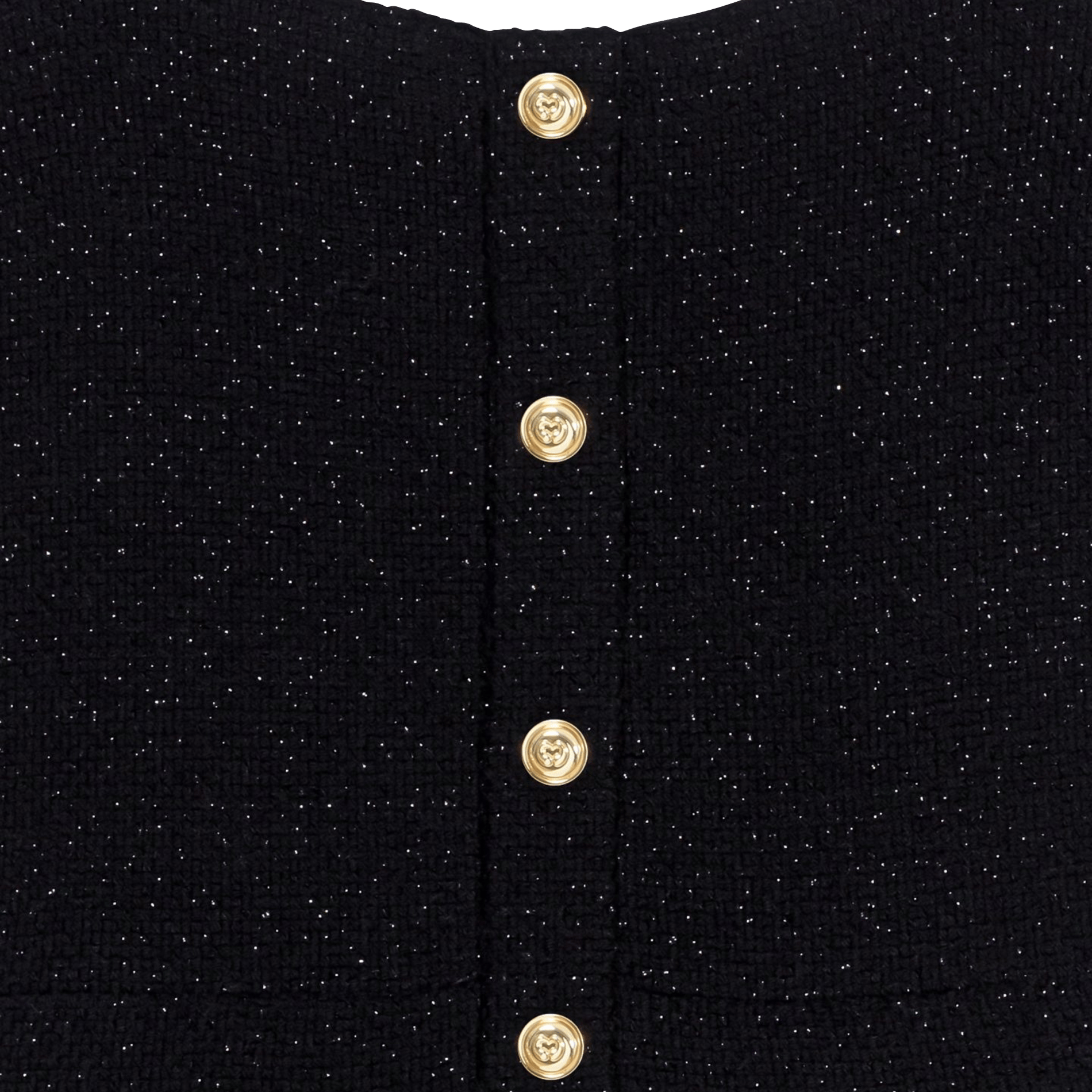Combishort en coton mélangé MAJE Noir