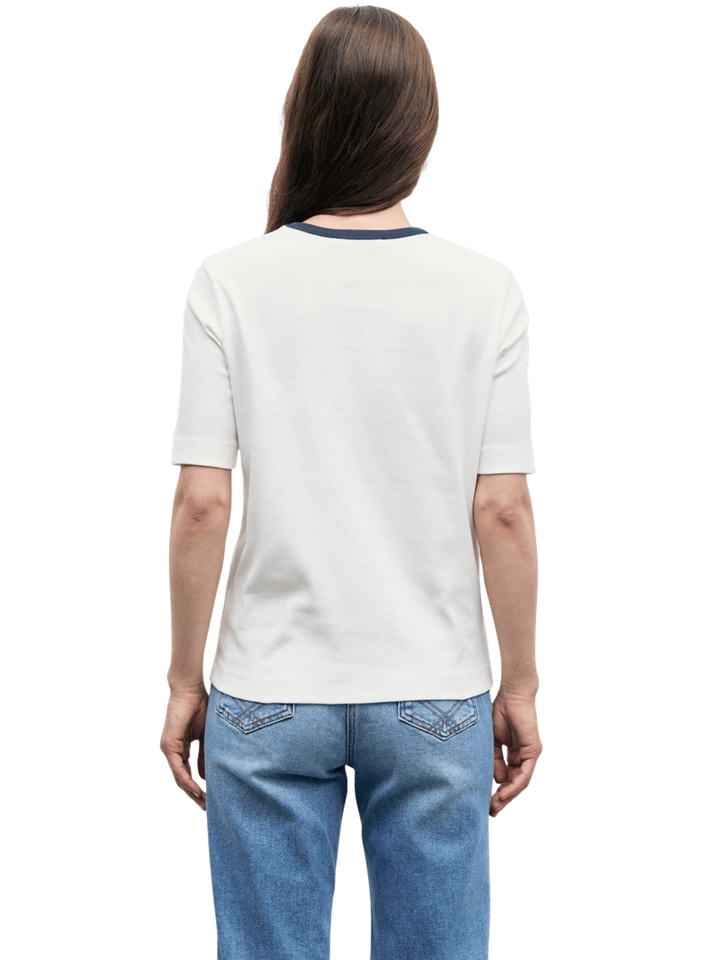 T-shirt en coton contrasté - bess GERARD DAREL Bleu