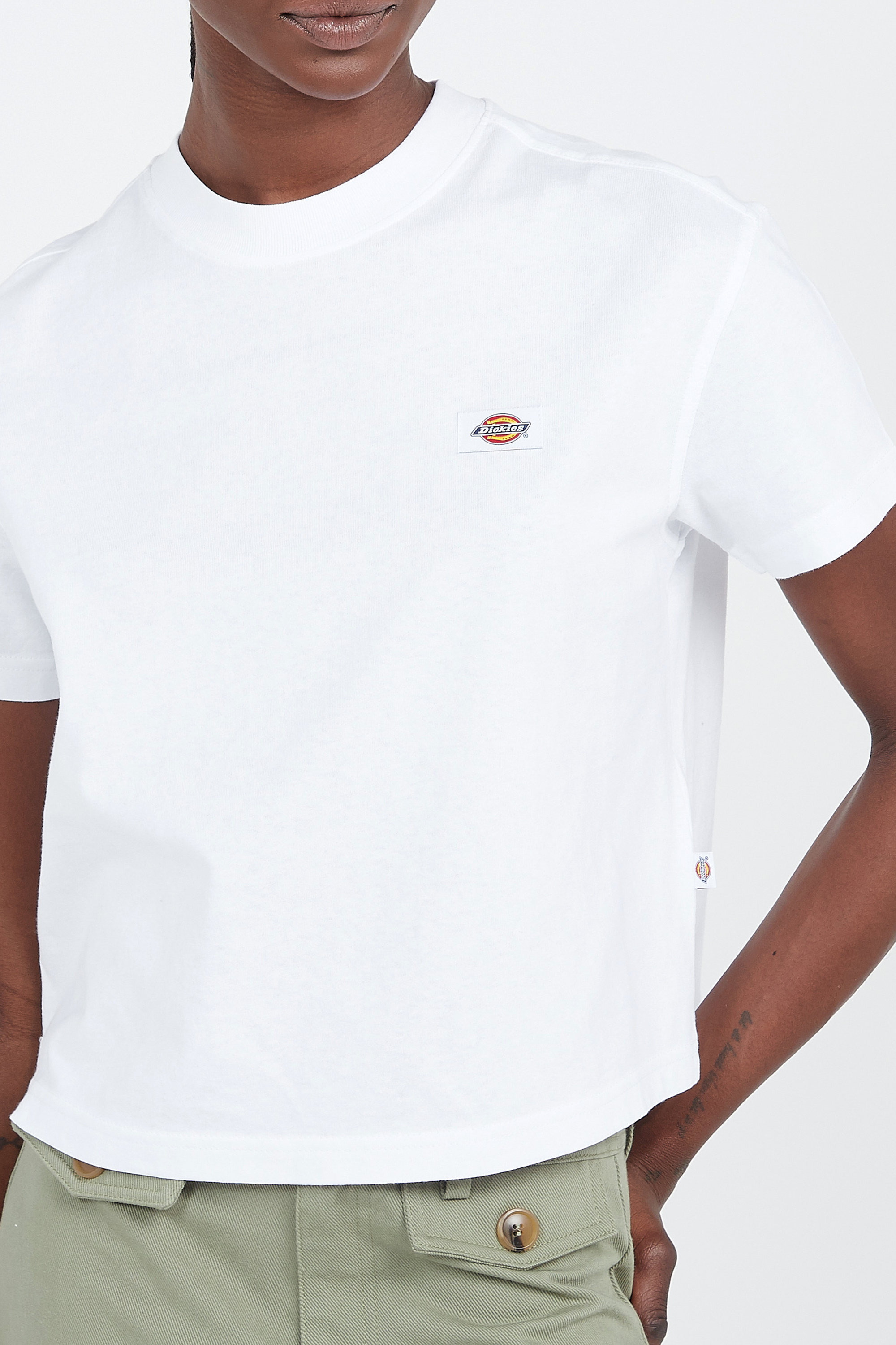 T-shirt oakport boxy DICKIES Blanc