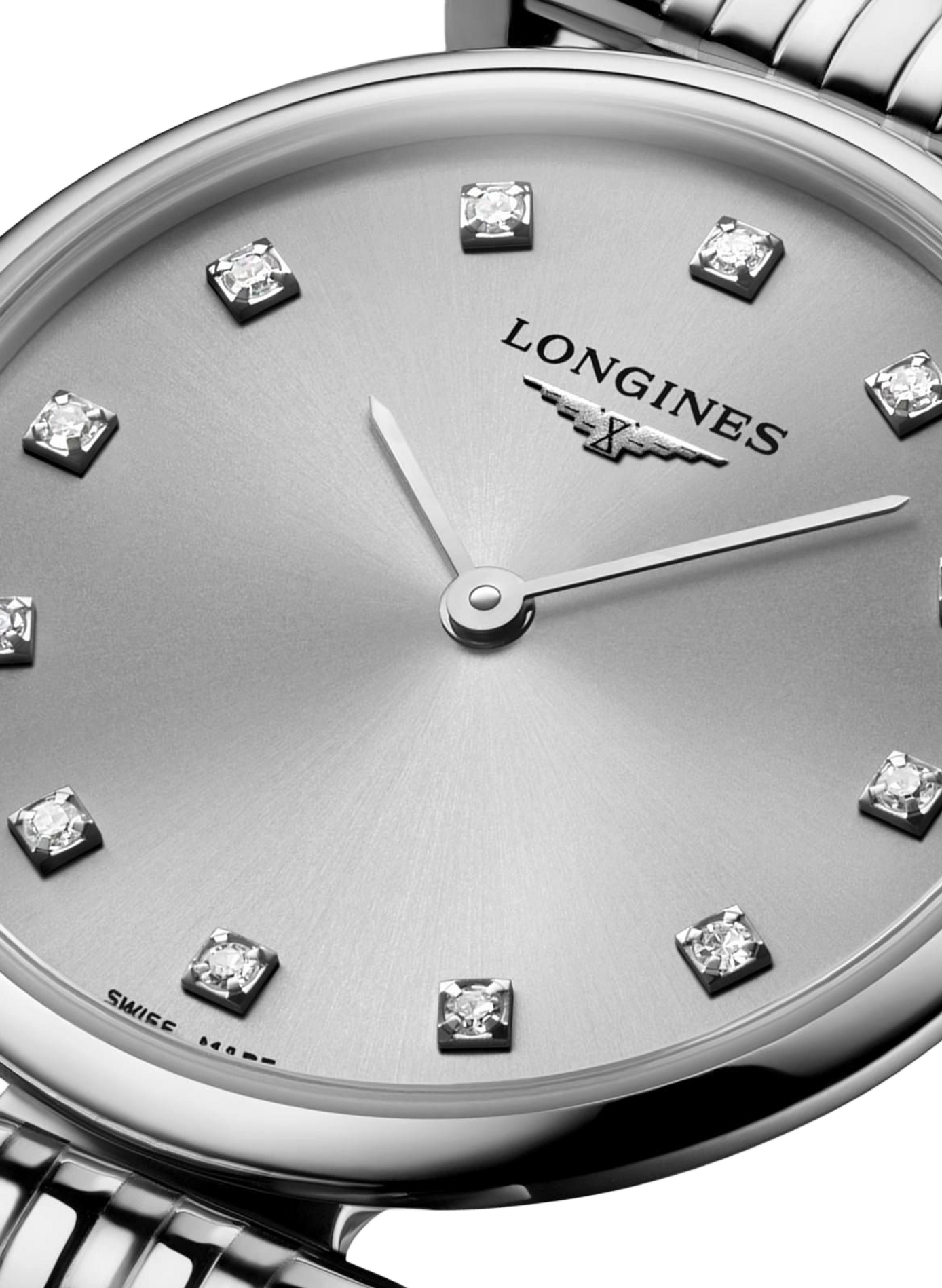 Montre quartz La Grande Classique en acier inoxydable LONGINES Blanc