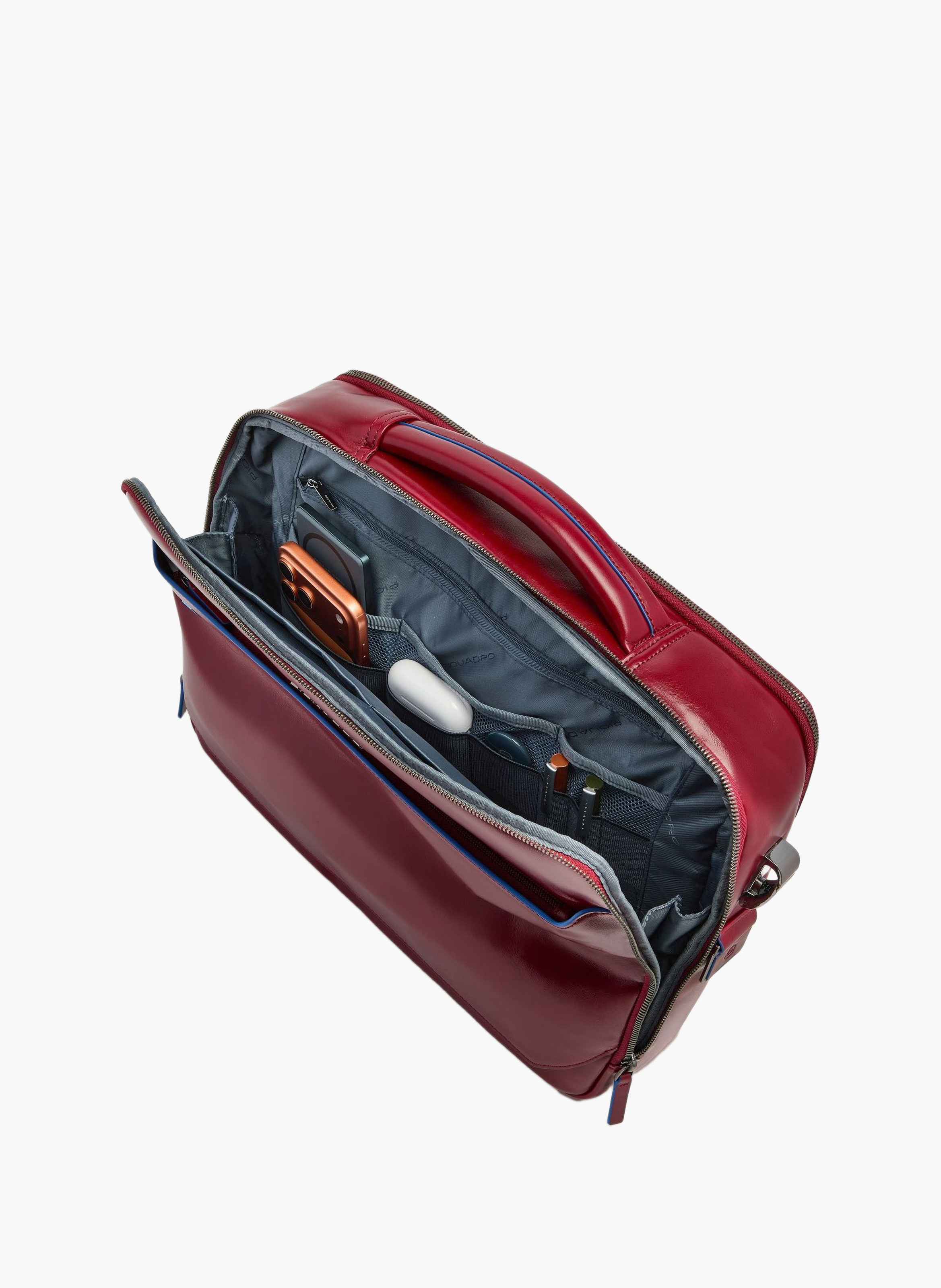 Sac à ordinateur 15,6" personnalisable PIQUADRO Rouge