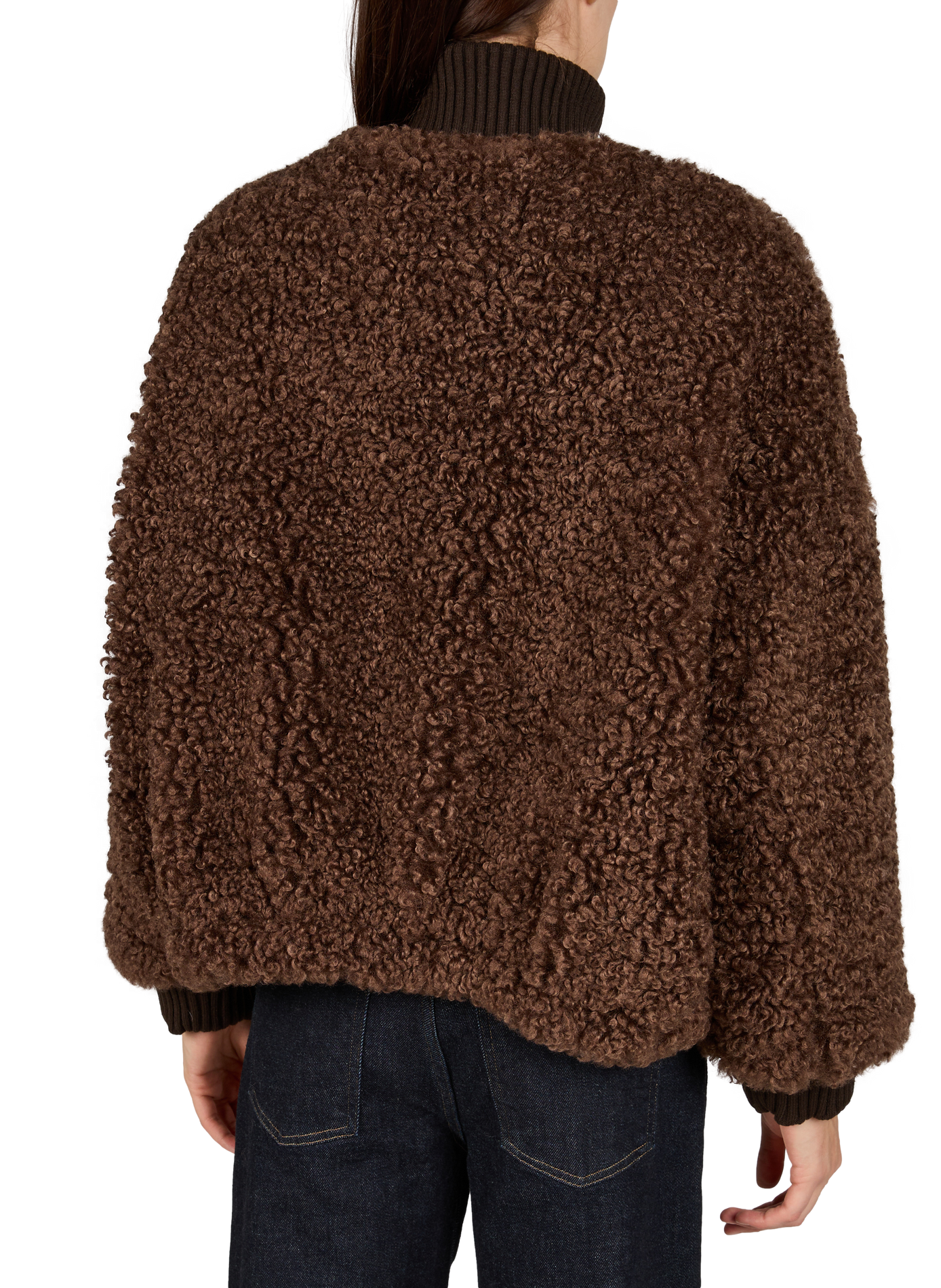 Oversized Jallis Faux Fur Jacket BELLEROSE Brown