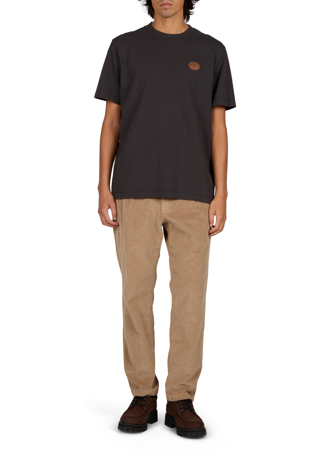 Derbies met gegroefde zool van leer TIMBERLAND Bruin