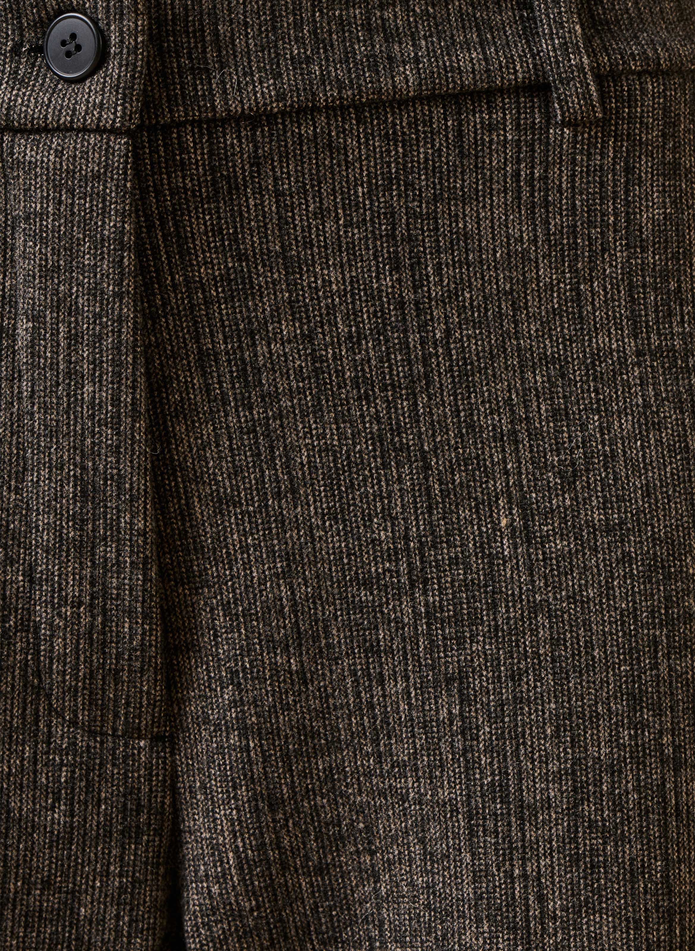 Rechte 7/8-broek met fluweeleffect LA FEE MARABOUTEE Bruin