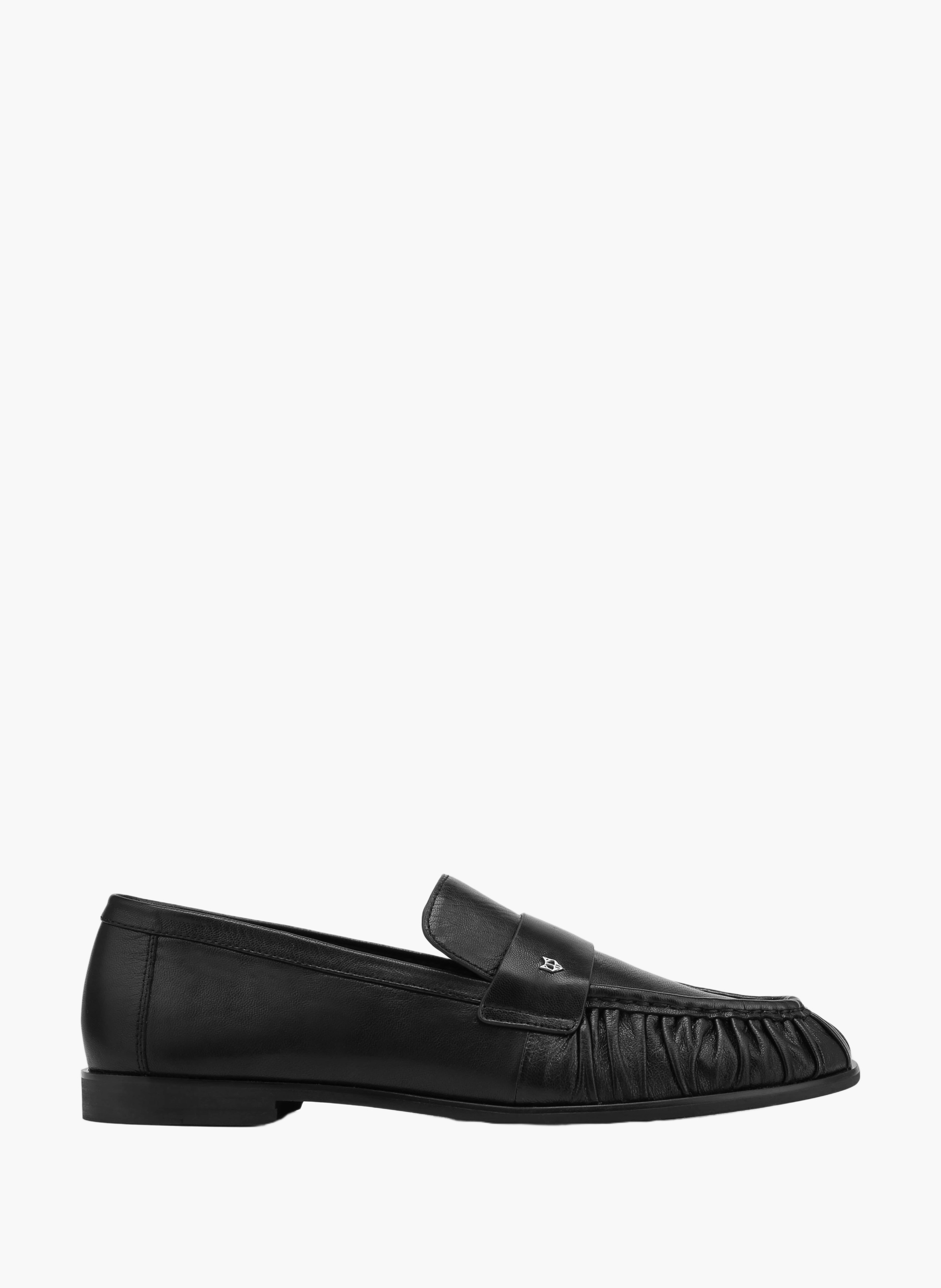 Mocassins love en cuir NAKED WOLFE Noir
