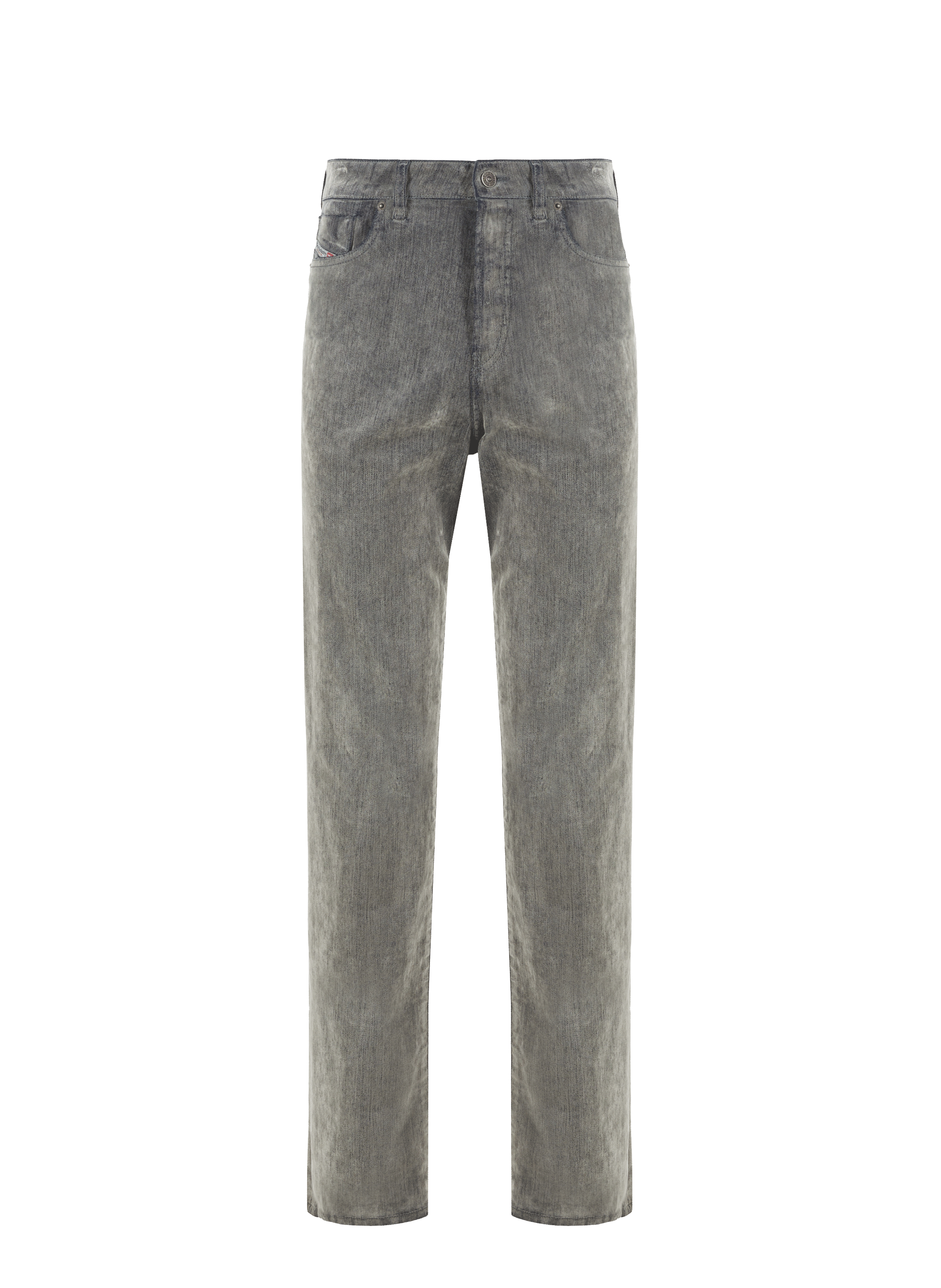 Jean regular touché velours