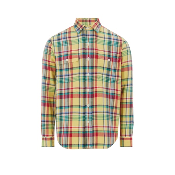 Chemise à carreaux en coton