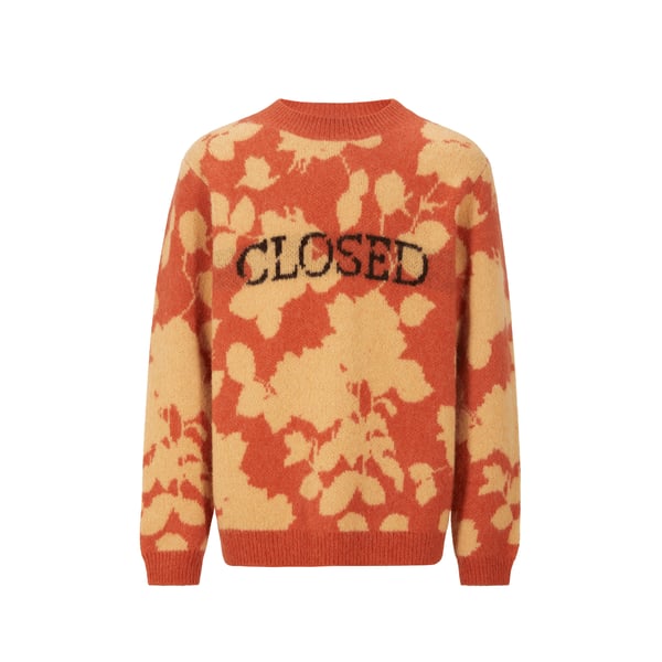 Pull col rond en laine mélangé