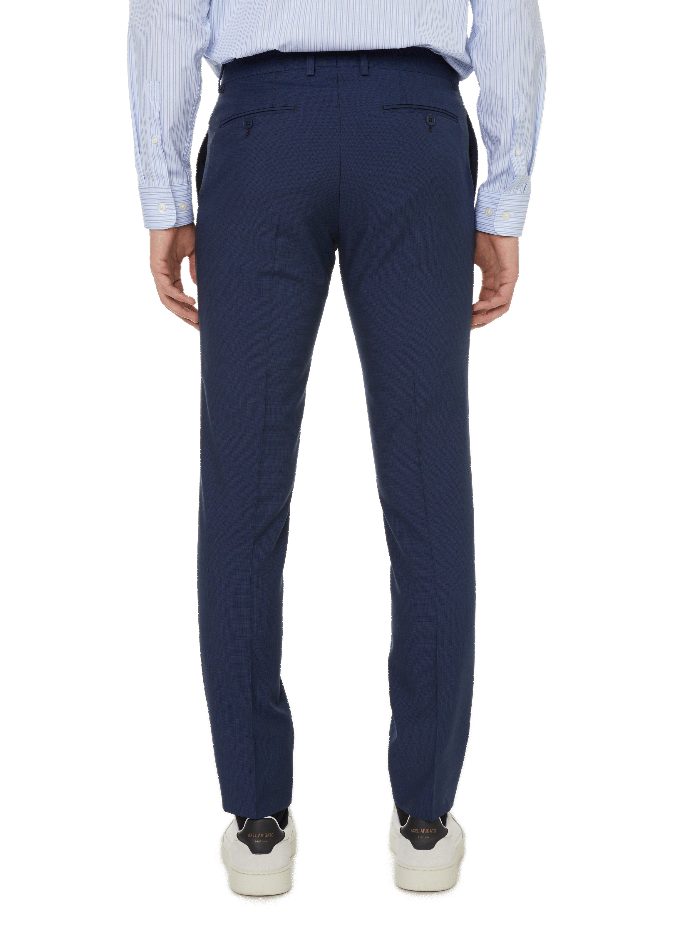 Wool-blend suit trousers  SAISON 1865 Blue