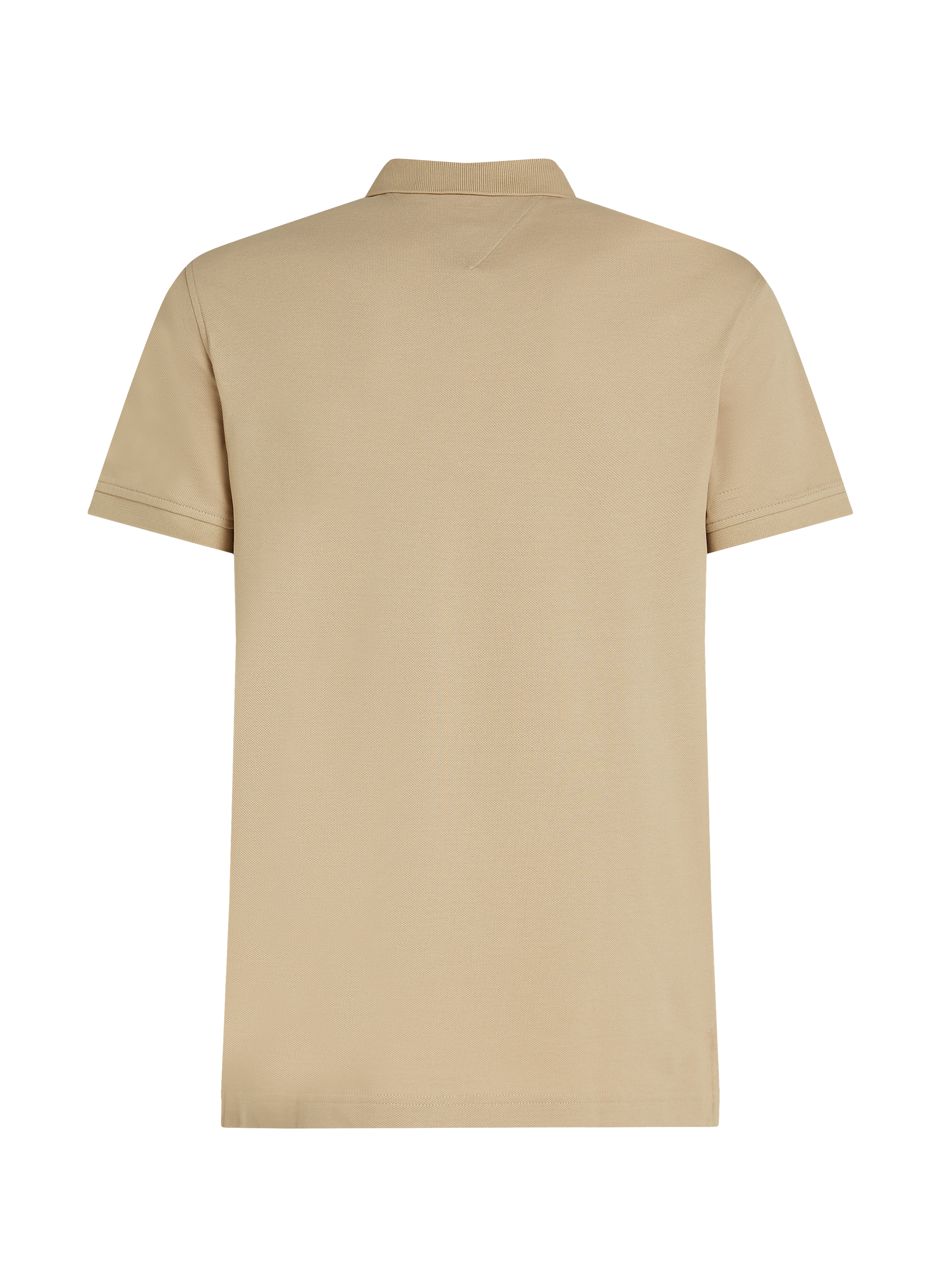 Cotton piqué polo shirt TOMMY HILFIGER Beige