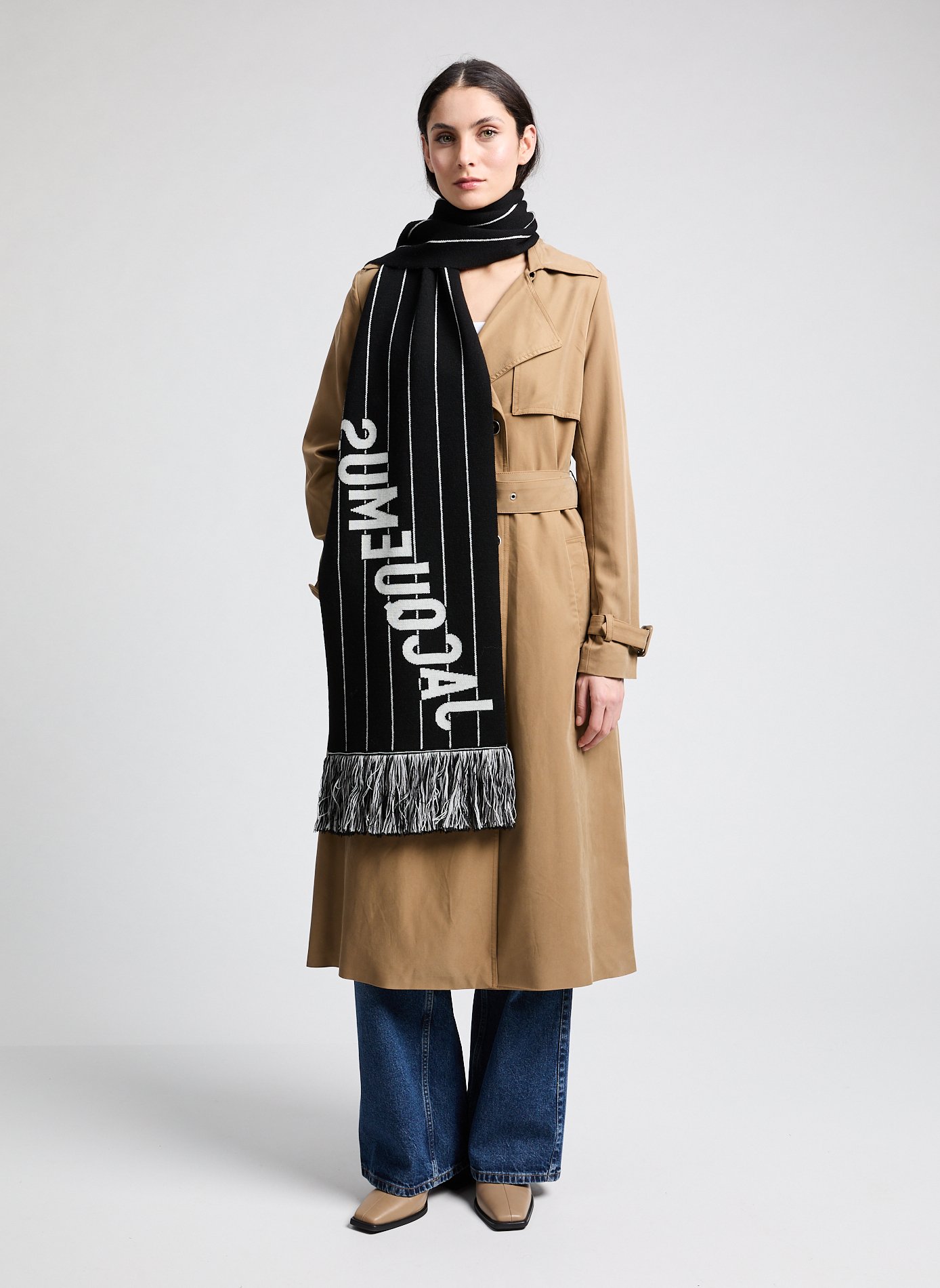 L'écharpe Liga en laine JACQUEMUS Multicolore