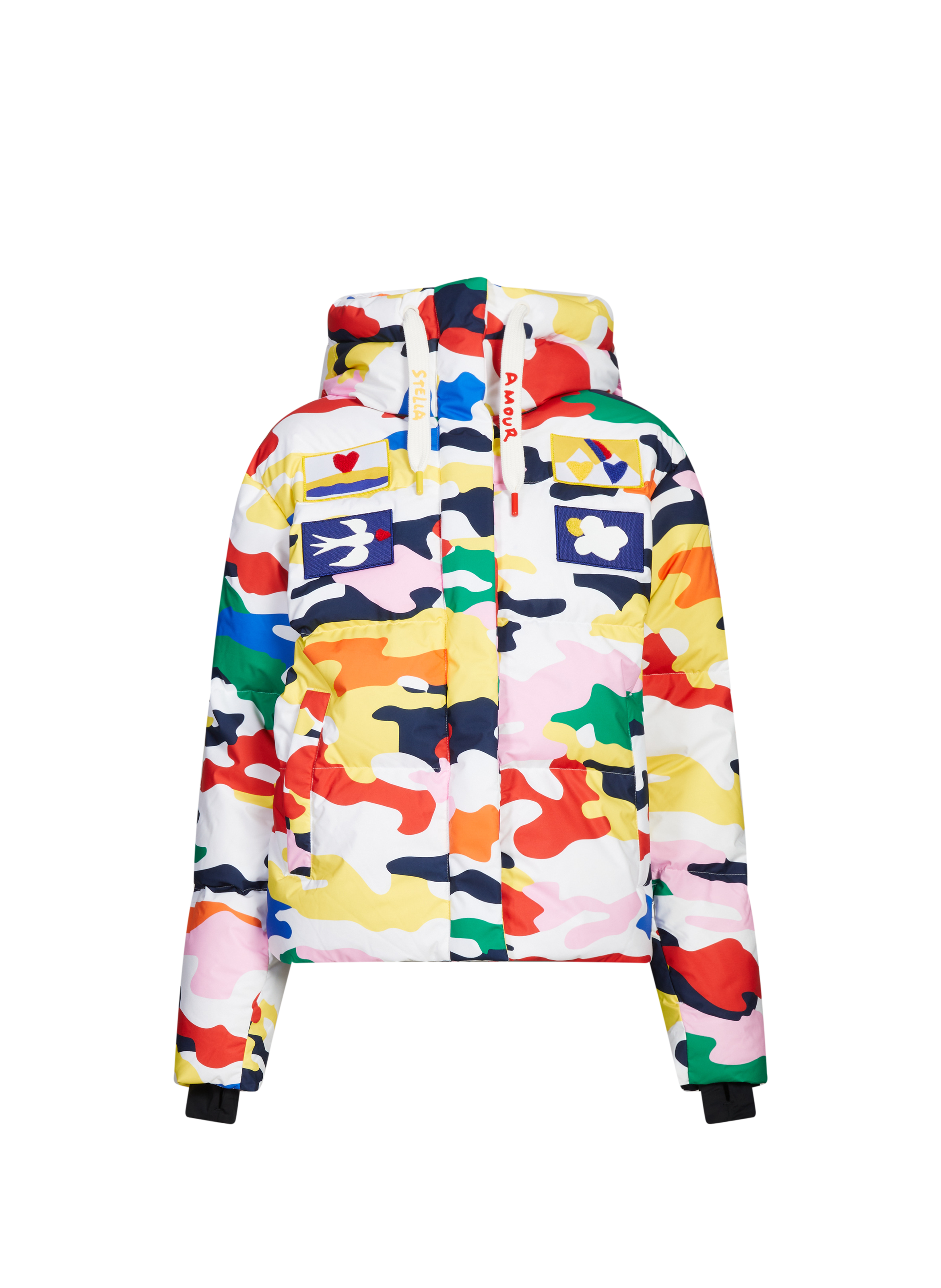 Short printed quilted jacket Multicolour by ROSSIGNOL ROSSIGNOL Short printed quilted jacket Multicolour