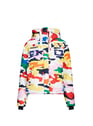 Short printed quilted jacket | Multicolour by ROSSIGNOL ROSSIGNOL Short printed quilted jacket | Multicolour