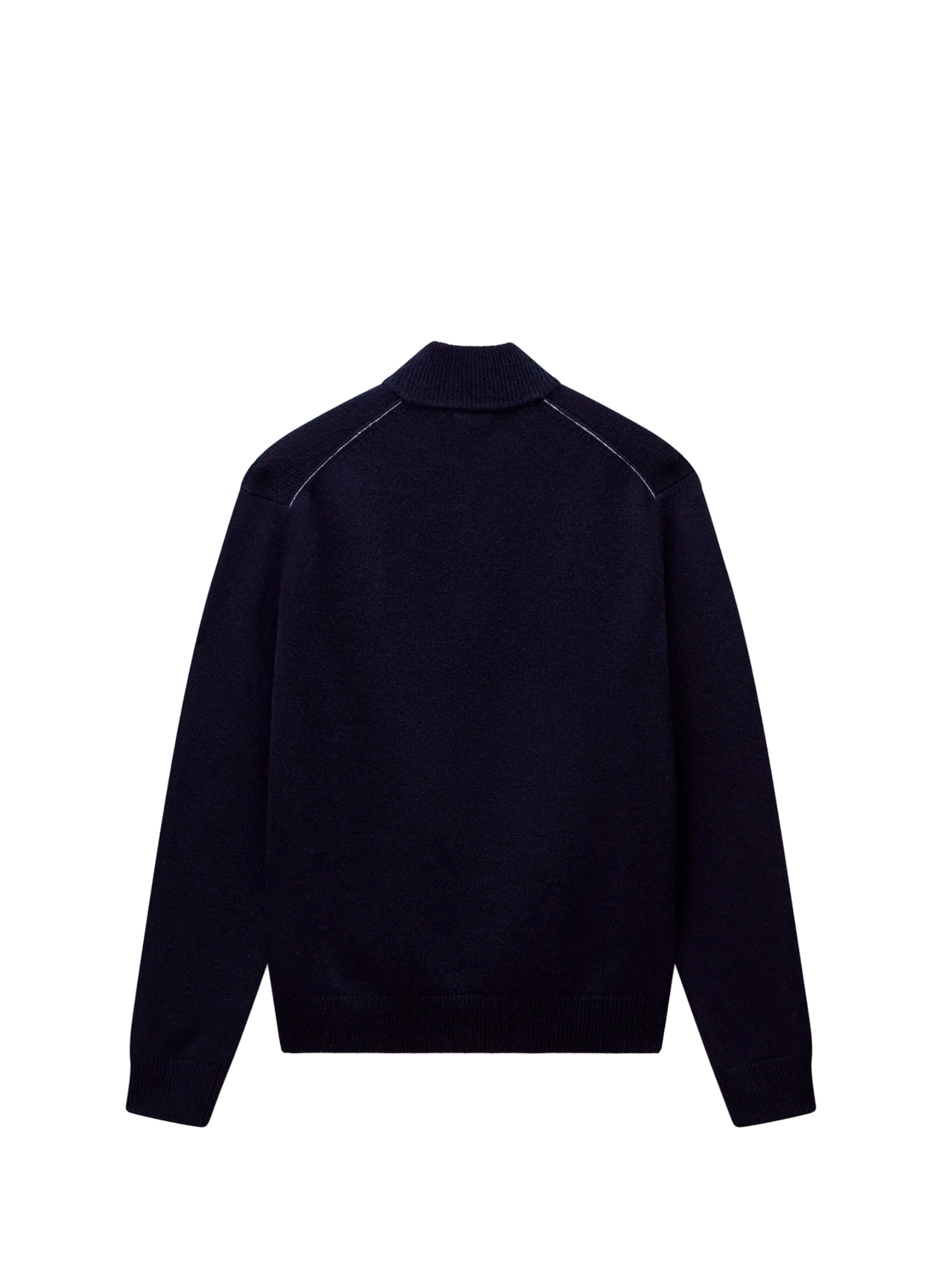 Straight wool-blend high-neck sweater NAPAPIJRI Blue