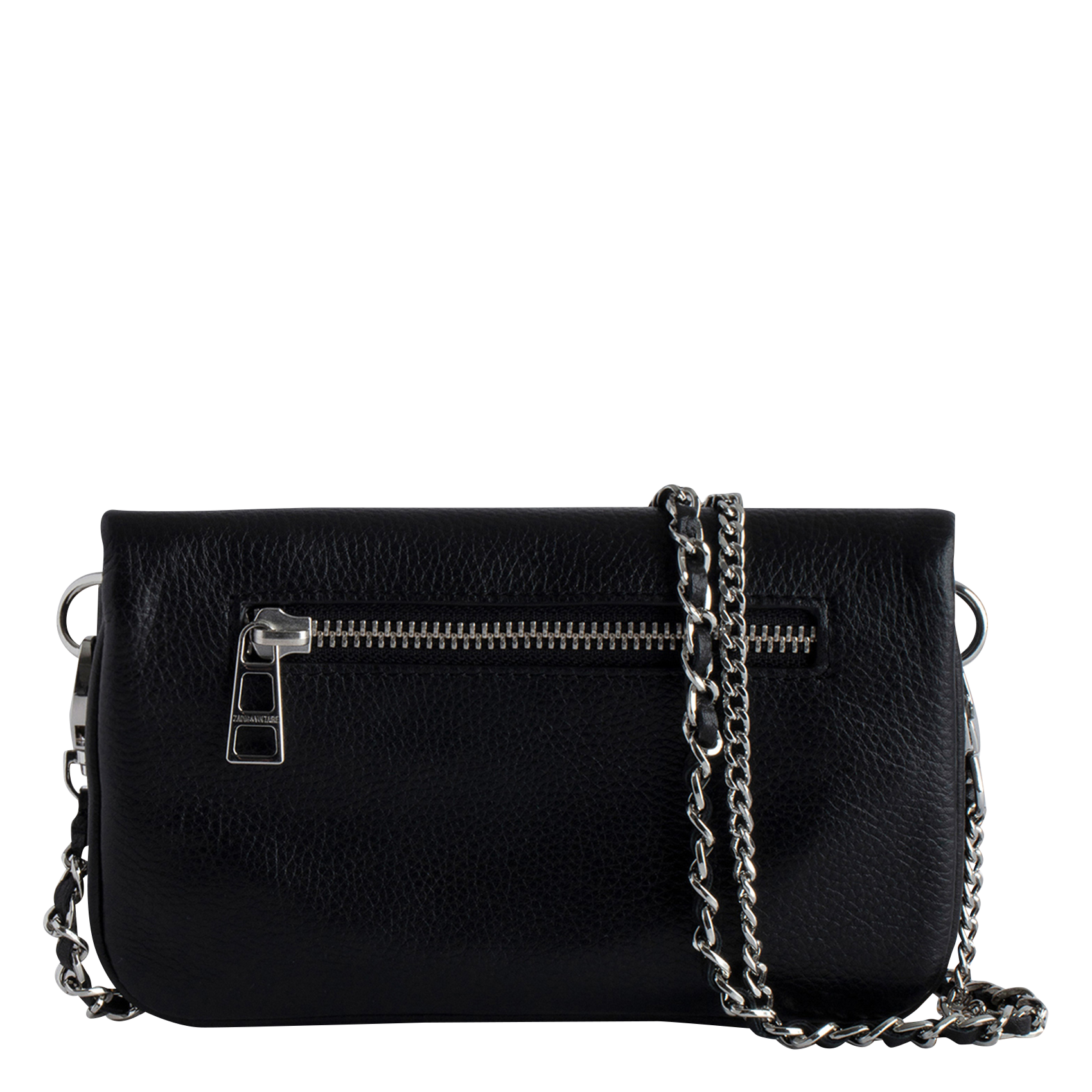 Pochette en cuir rock nano ZADIG&VOLTAIRE Noir