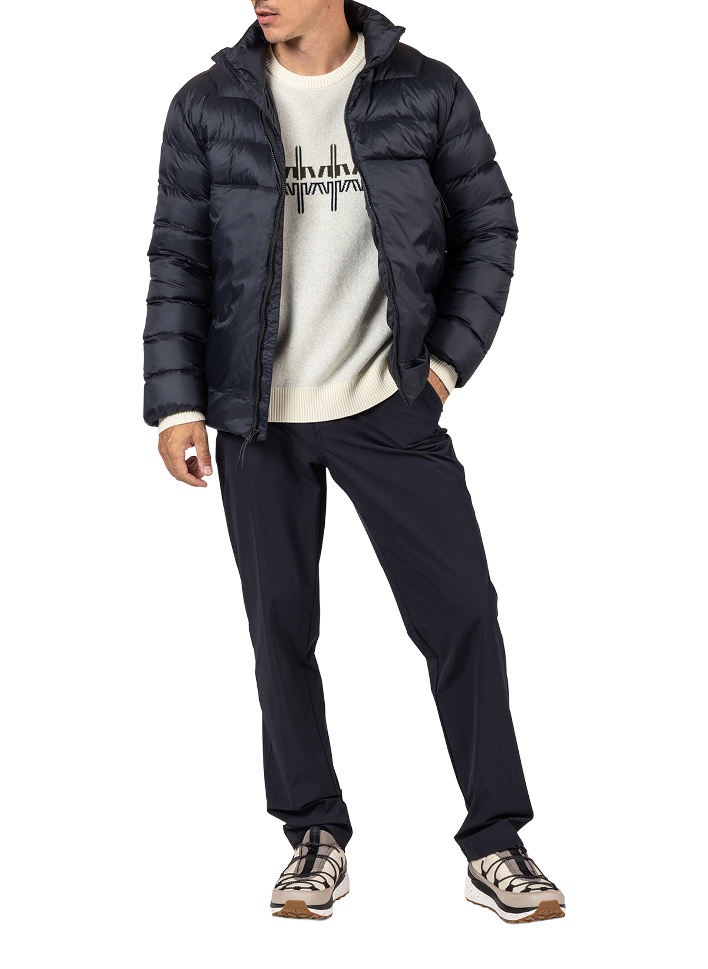 Veste matelassée à col montant ROSSIGNOL Noir