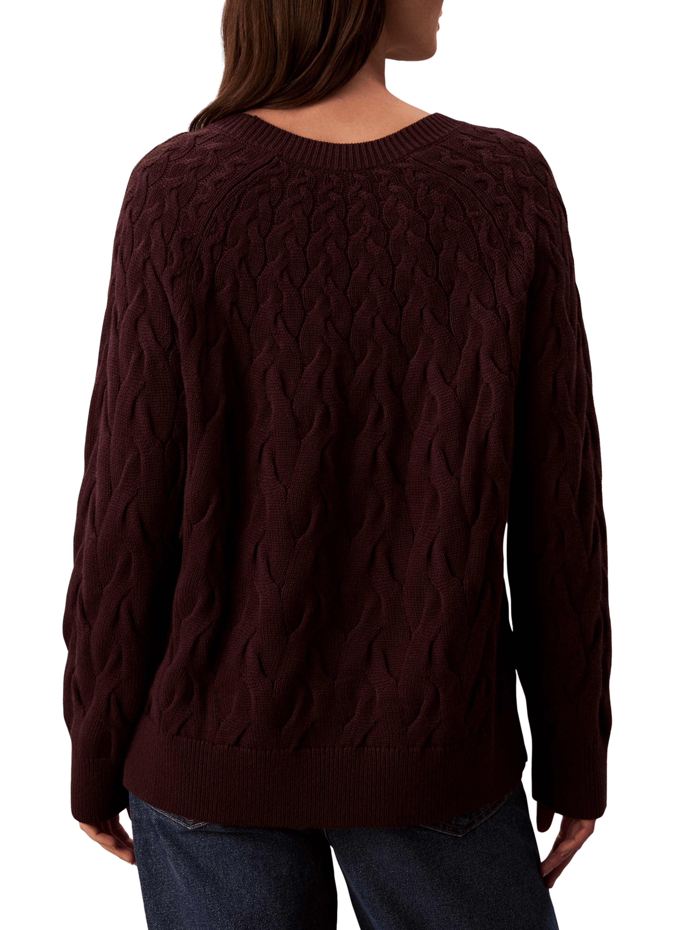 Cotton-blend jumper CALVIN KLEIN Brown