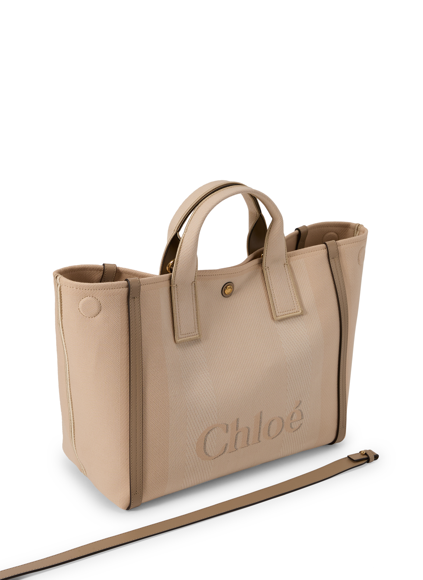 Sac cabas en cuir CHLOÉ Beige