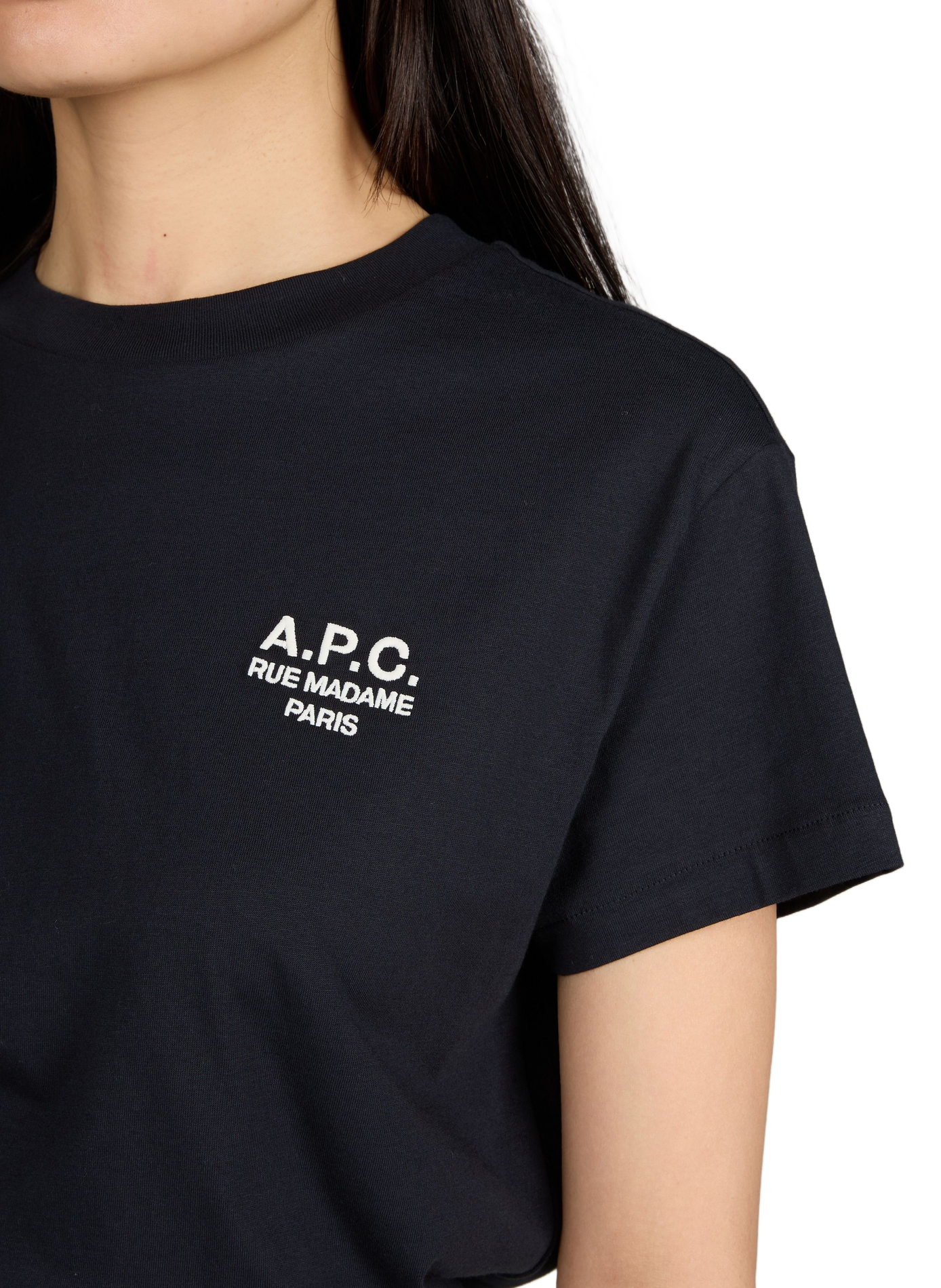 Classic Cotton T-Shirt A.P.C. Blue