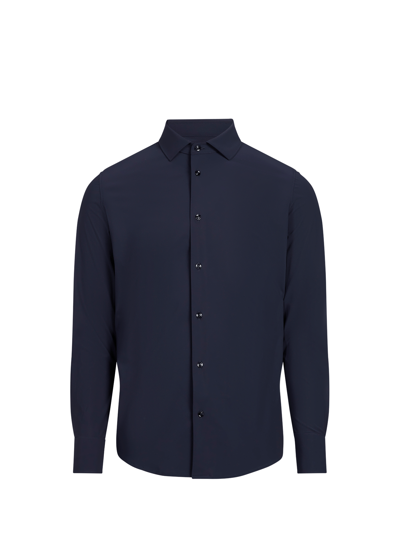 Chemise col classique droite unie CRUNA Bleu