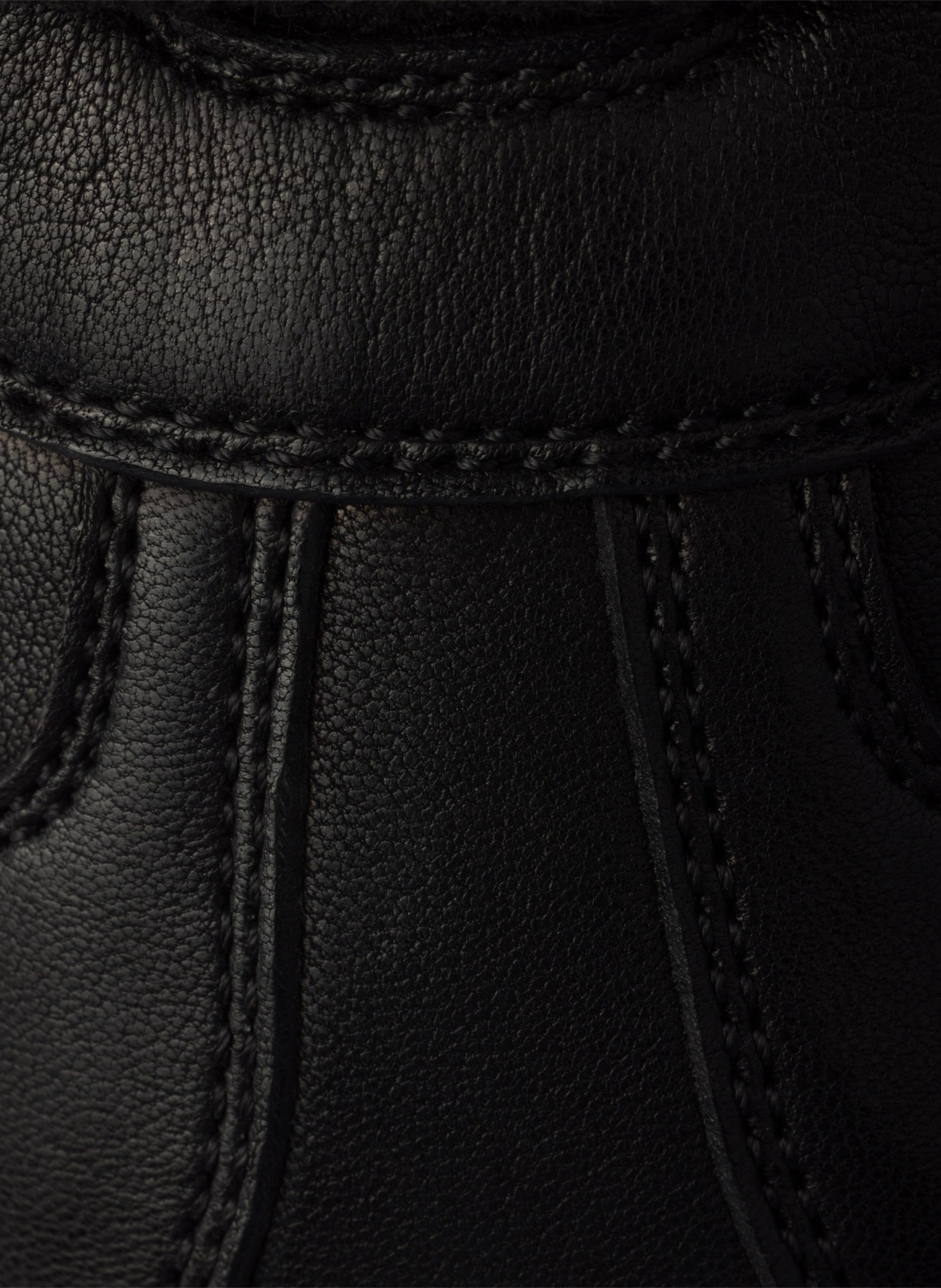 Baskets montecarlo re-edition 2005 en cuir nappa v PRADA Noir