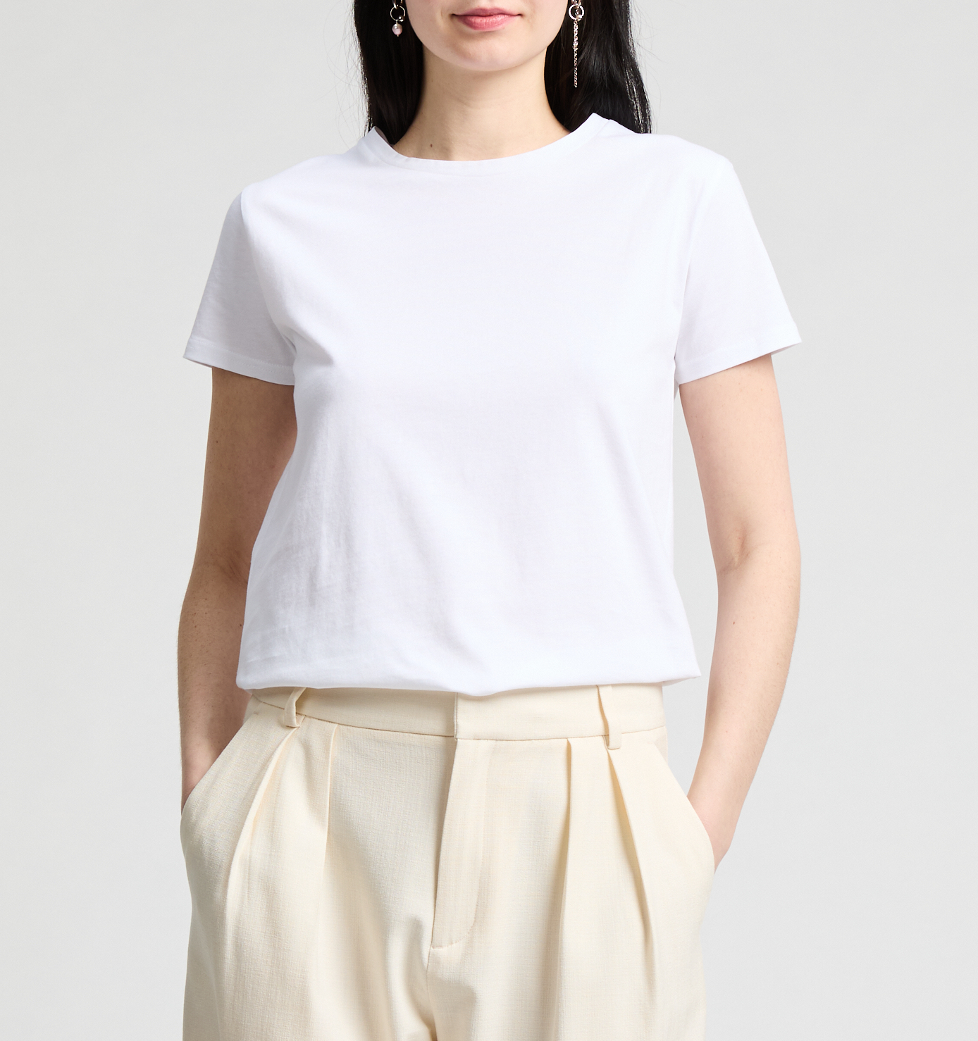 Plain T-shirt SAISON 1865 White