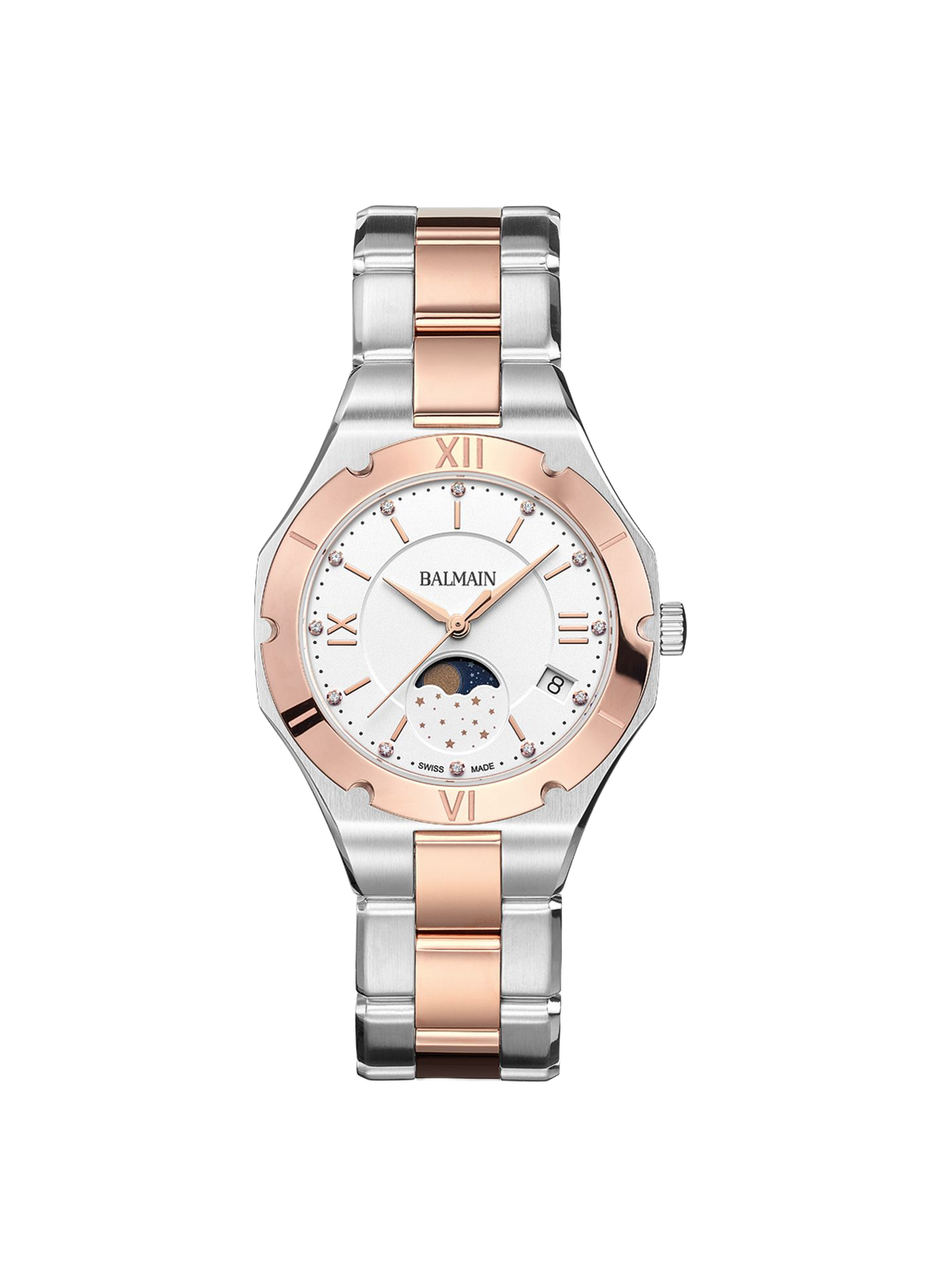 Montra quartz Be Balmain en acier inoxydable BALMAIN WATCHES Blanc