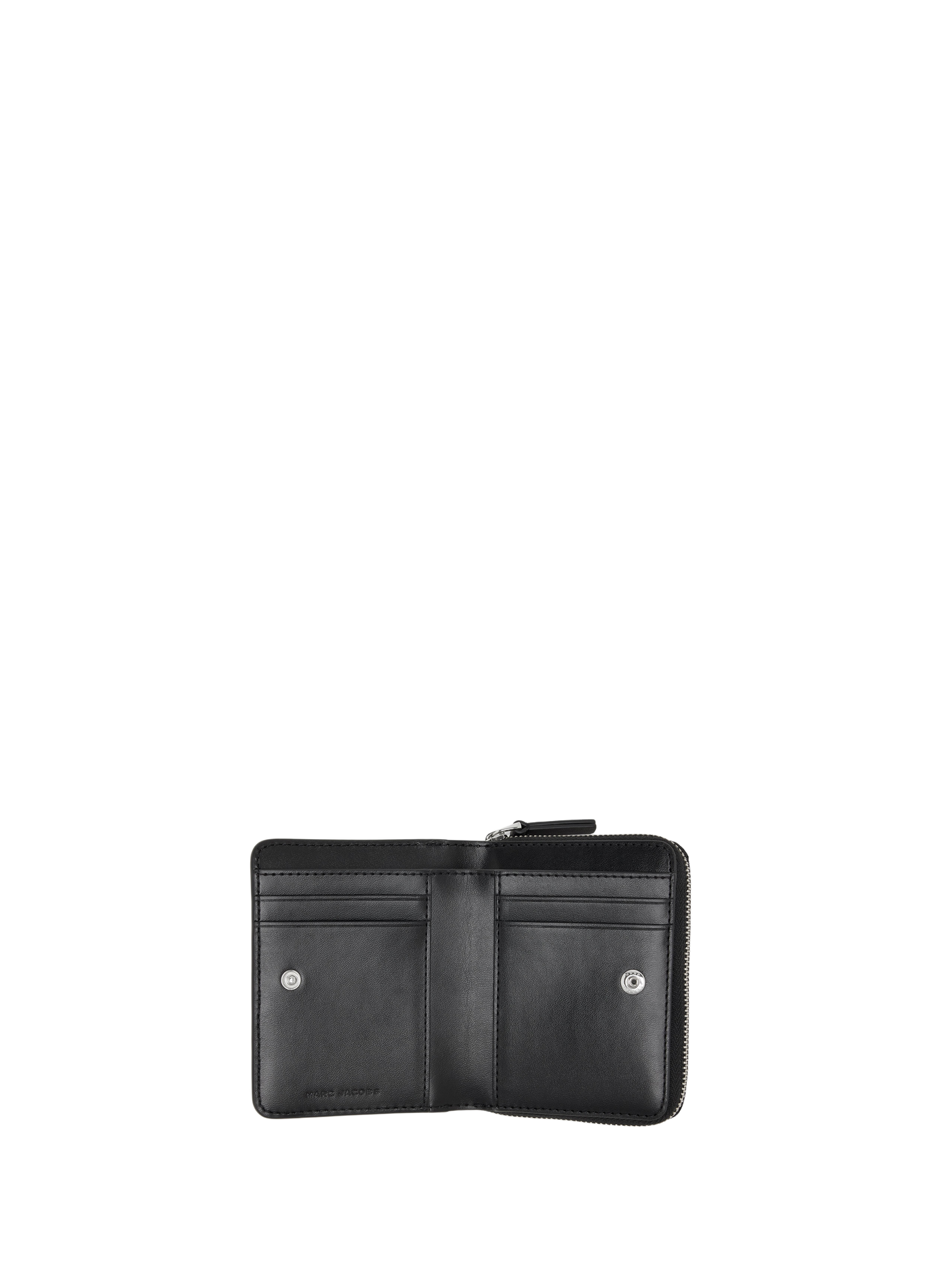 Portfeuille The Mini Compact imprimé en cuir MARC JACOBS Marron